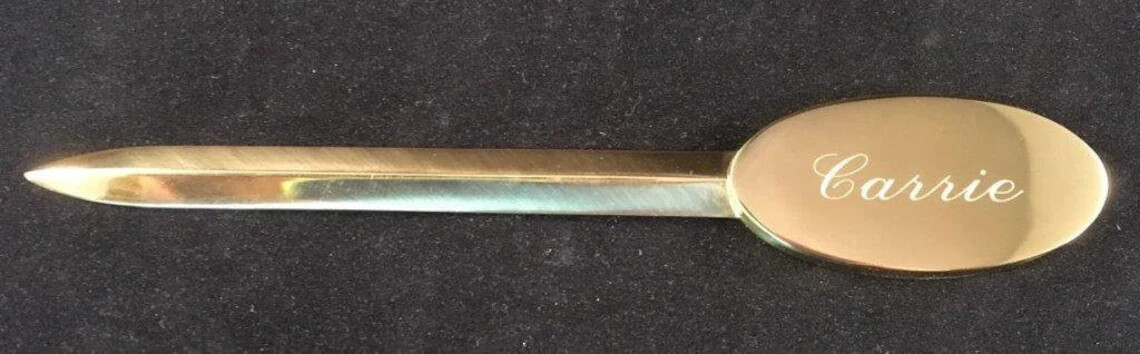 Genuine Solid Brass Letter Opener 6\ Genuine Solid Brass Letter Opener 6\