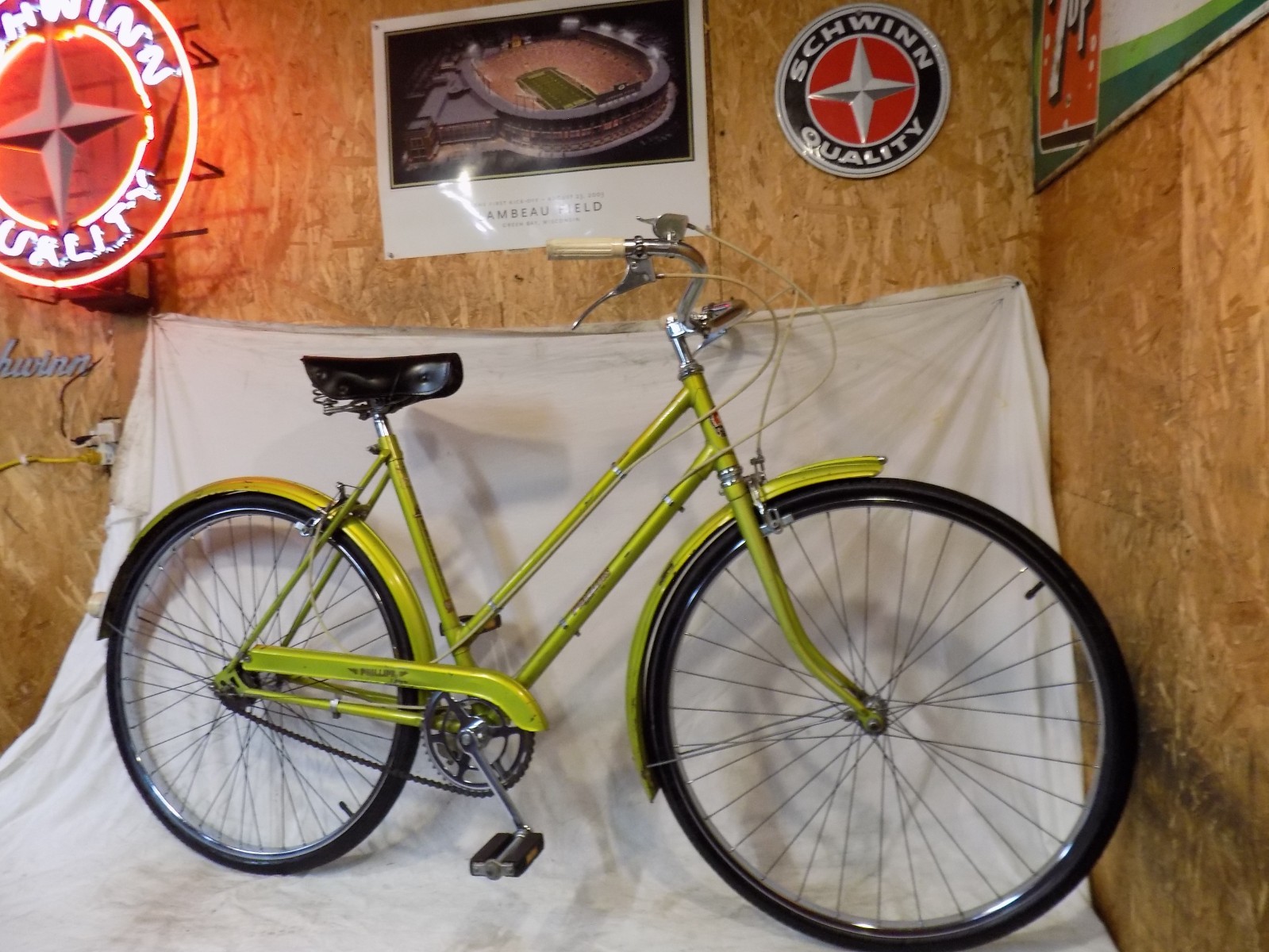 1970 PHILLIPS 3-SPEED VINTAGE RALEIGH SPORTS BICYCLE SPRITE TRIUMPH RUDGE BSA 70