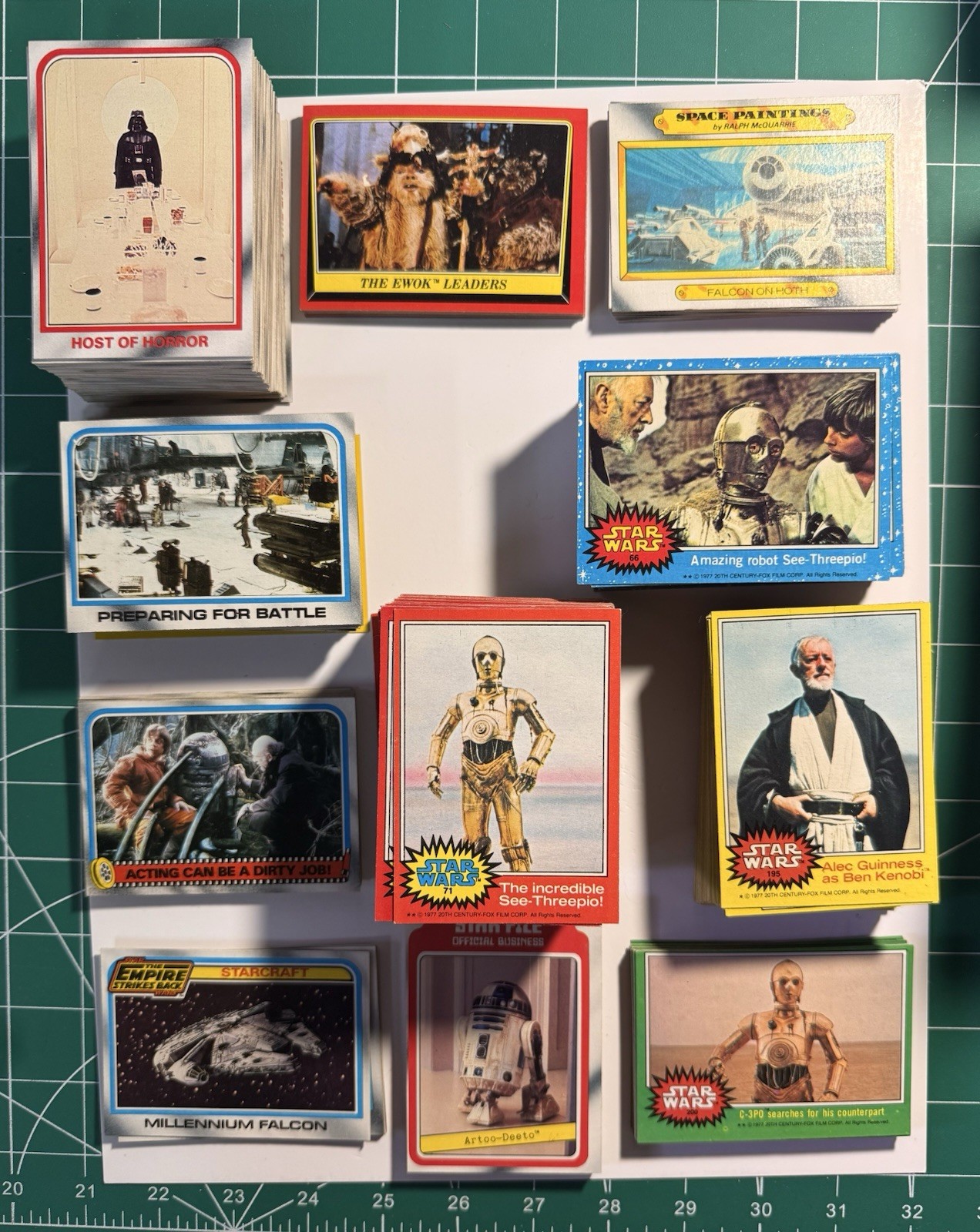 1977, 1978, 1980 Star Wars Series Lot of ~459 Cards and Stickers, Skywalker LOOK 1977, 1978, 1980 Star Wars Series Lot of ~459 Cards and Stickers, Skywalker LOOK