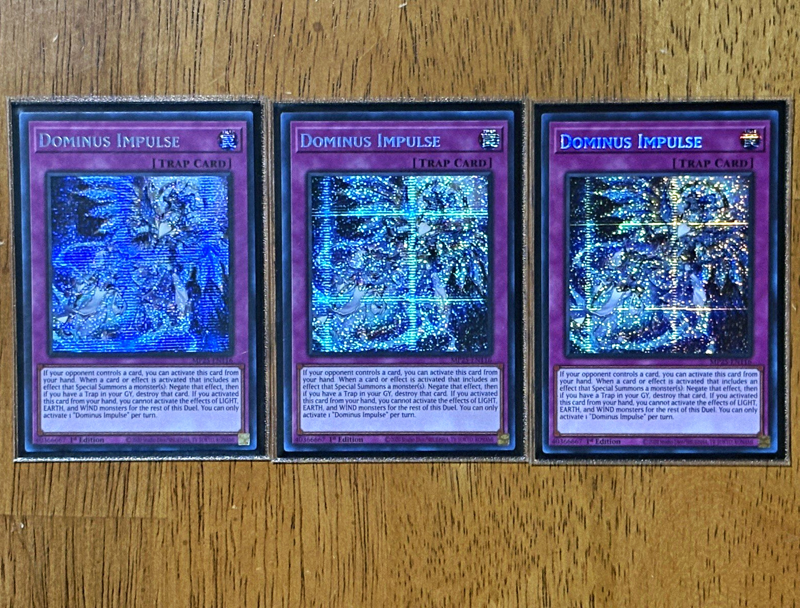 Dominus Impulse (Prismatic Secret Rare - PSR) MP25-EN116 1st Edition NM