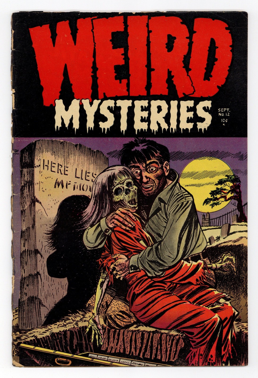 Weird Mysteries #12 FR 1.0 RESTORED 1953