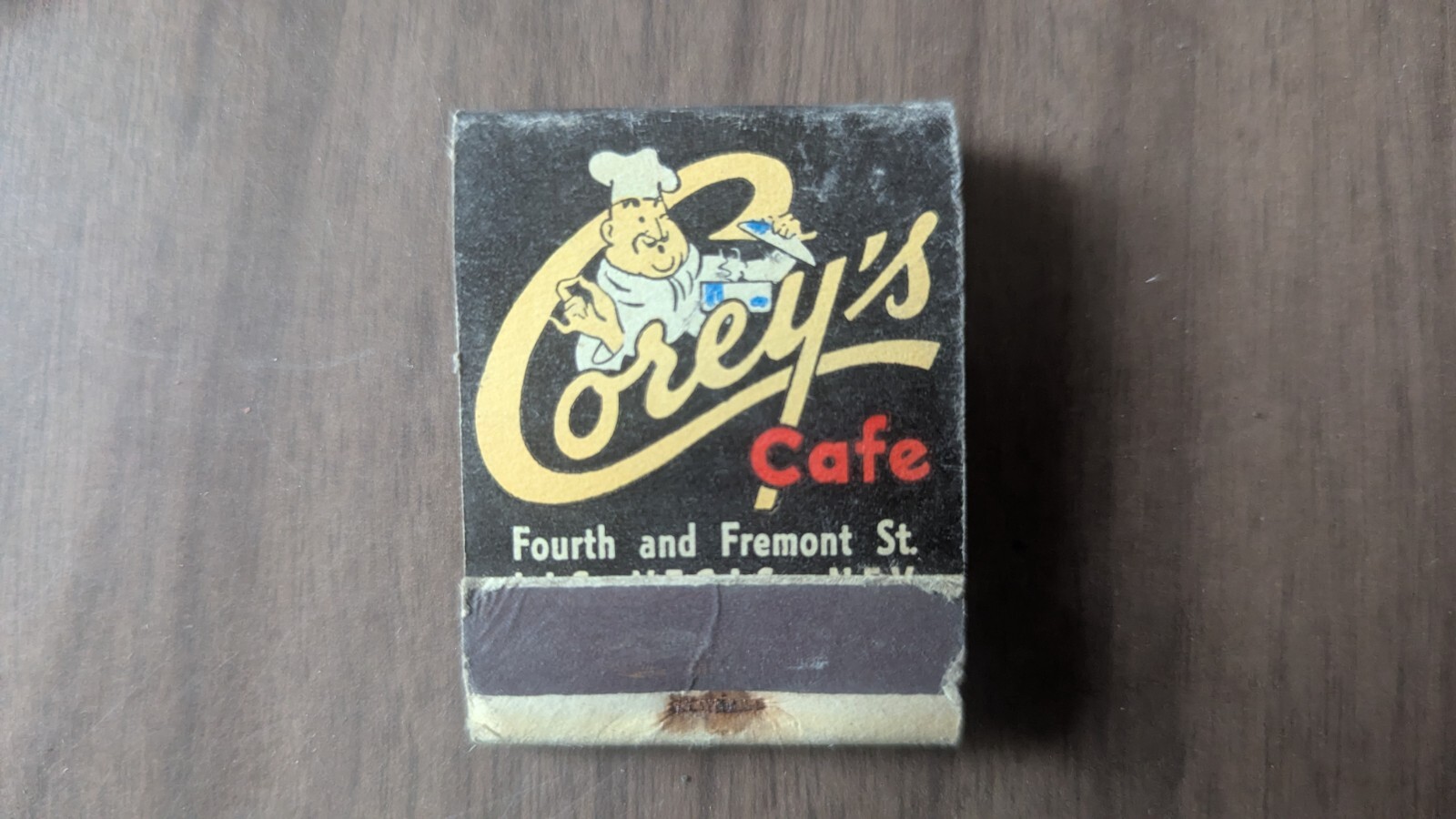 Vintage Las Vegas COREY\'S CAFE Matchbook