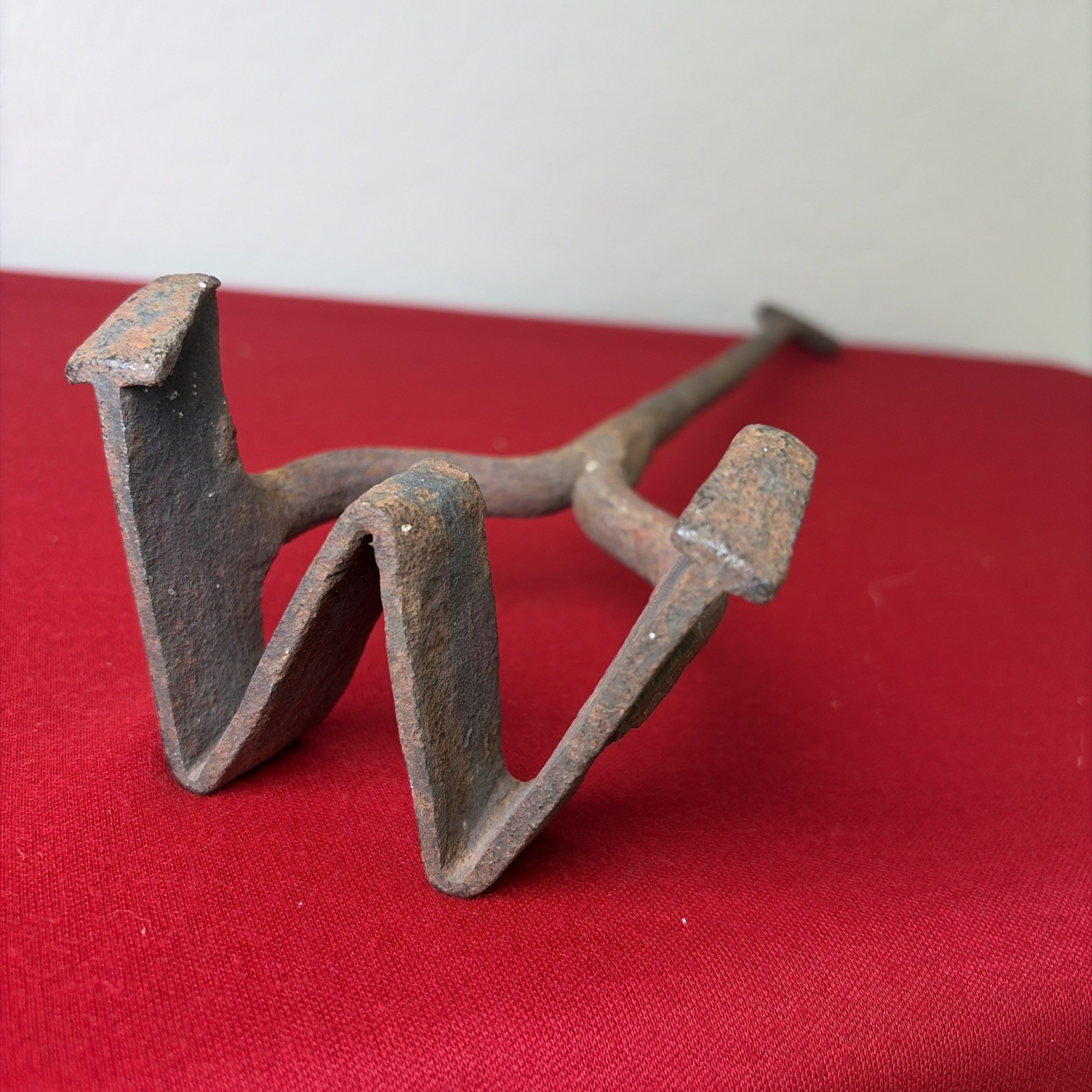 Original Vintage Western Hand Forged Cattle Brand Iron W OR M Ranch