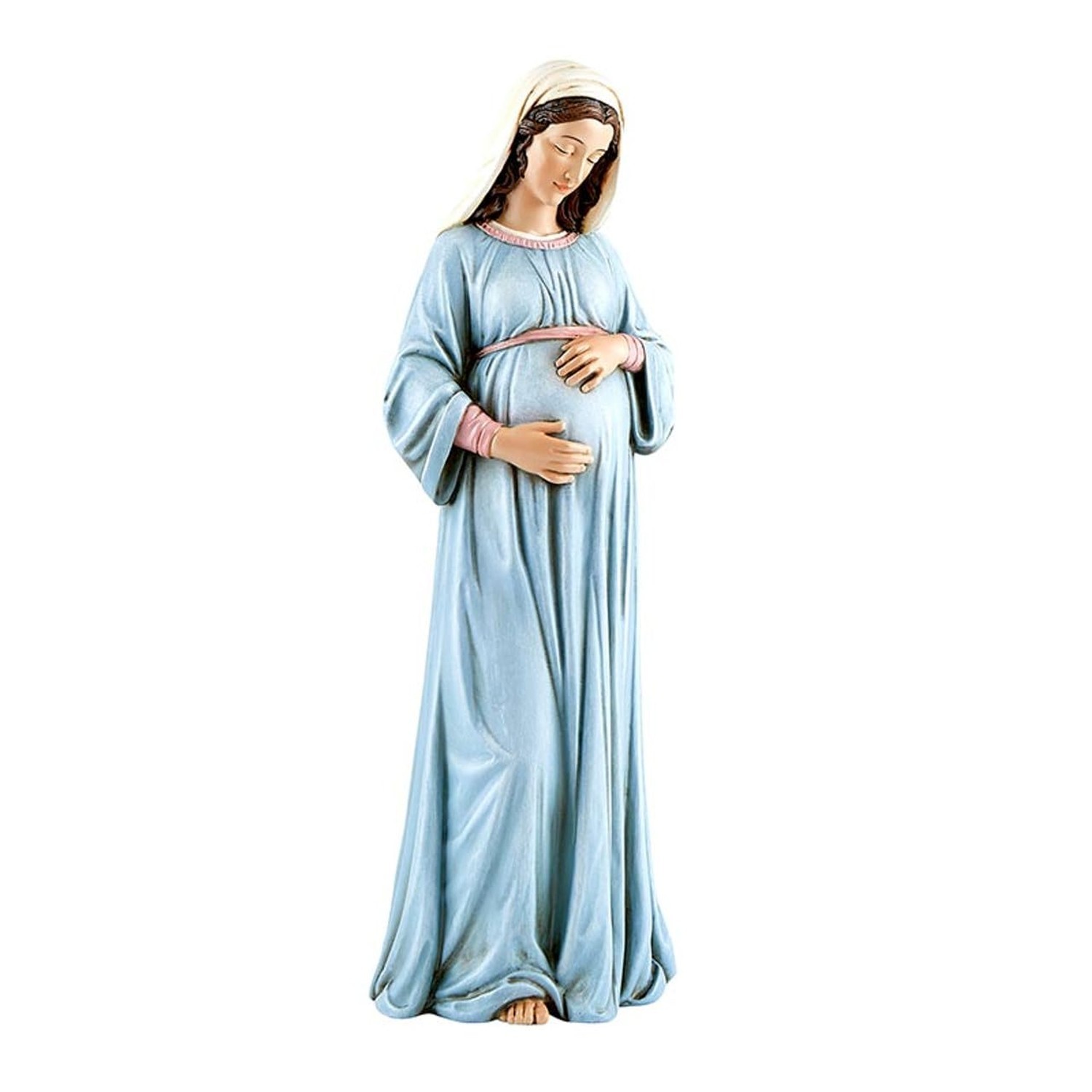 Inspirational Catholic Figurine by Michael Adams - Sculpted Resin Statue, 12-...