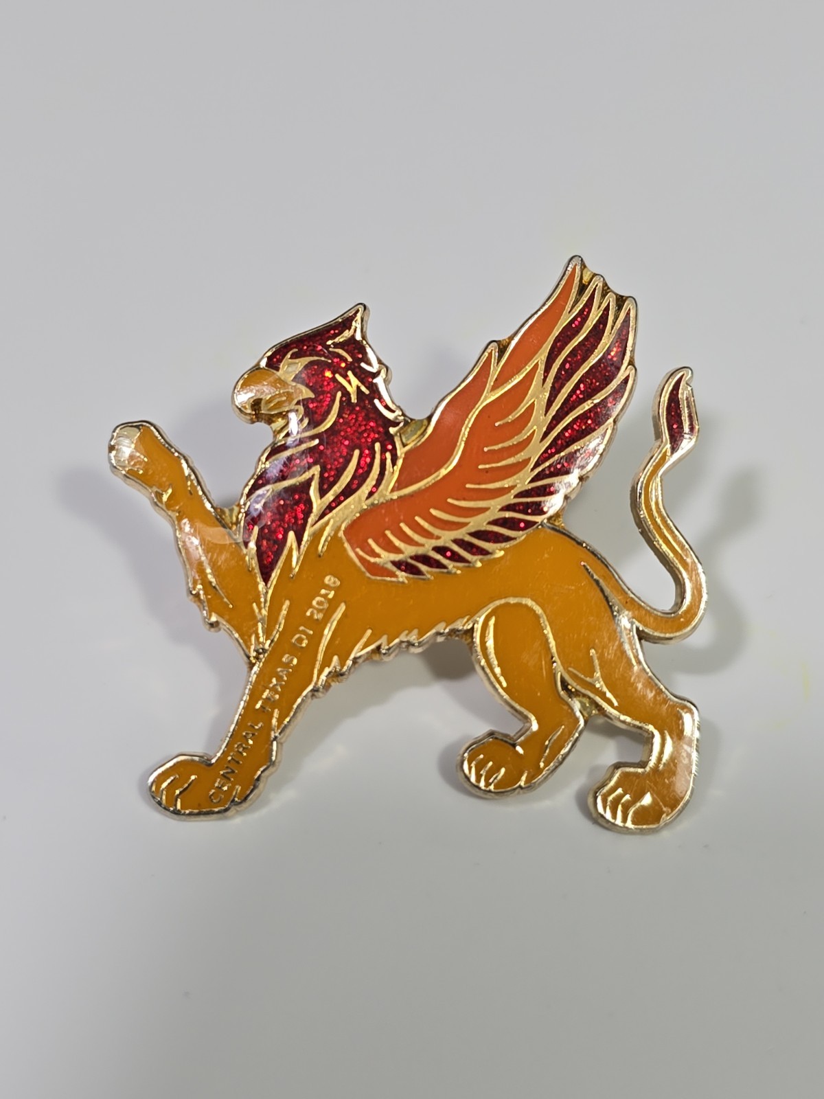 Destination Imagination Central Texas DI 2018 Lapel Pin Griffin