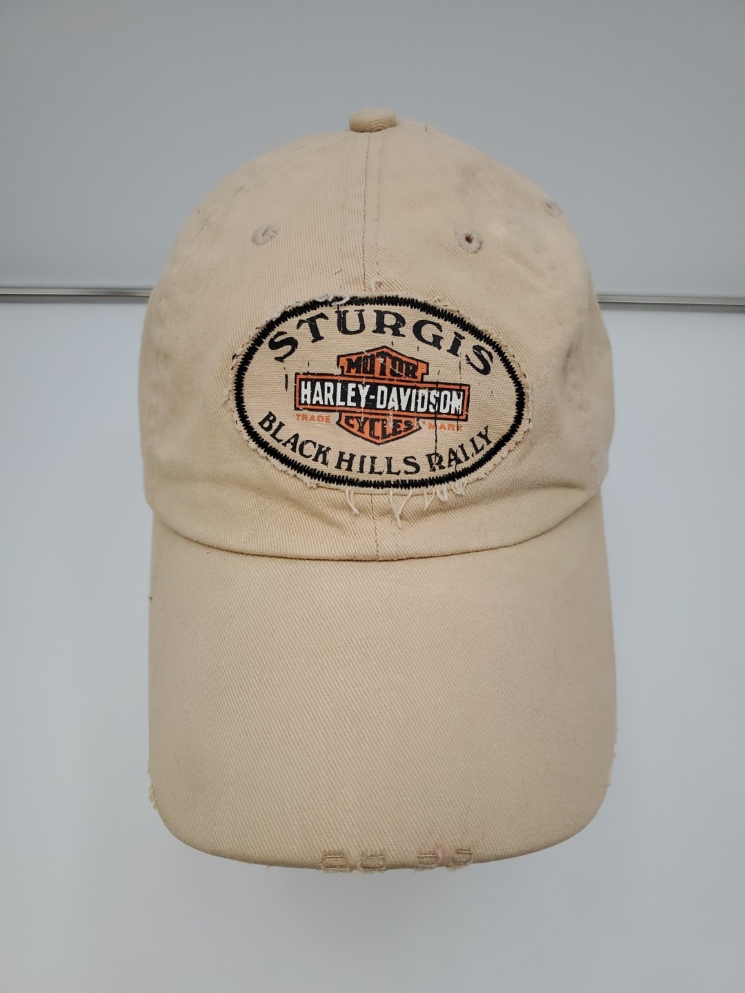 Harley-Davidson 2010 Cap Hat Tan Sturgis Black Hills Rally Logo 70th Anniversary