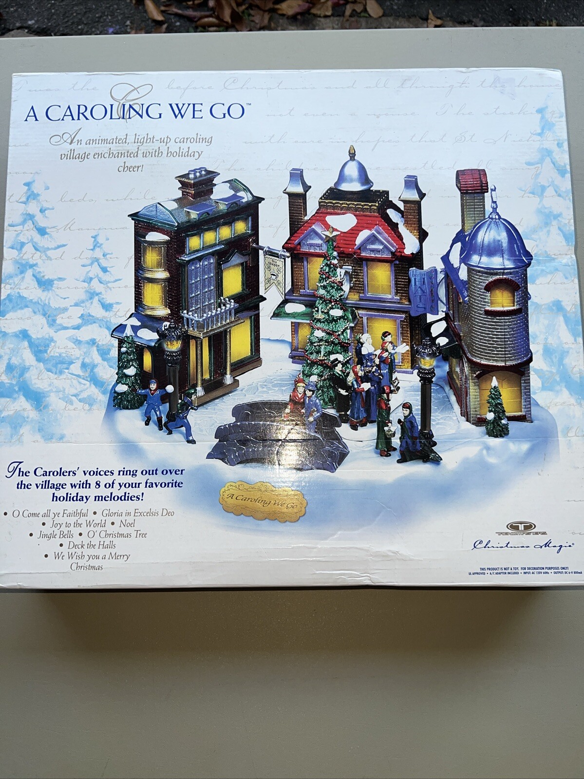 NEW RARE TRENDMASTERS CHRISTMAS MAGIC; A CAROLING WE GO, LIGHT UP VILLAGE 51061