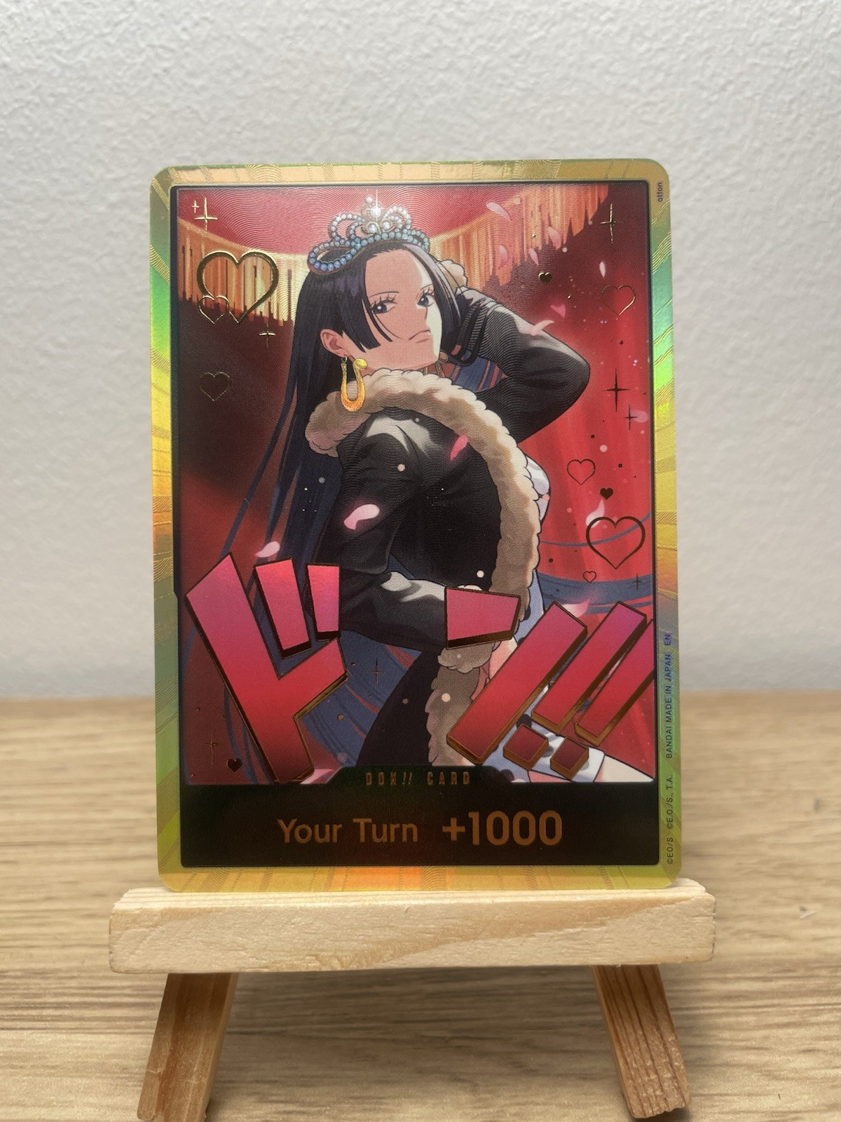 DON Card (Boa Hancock) (Gold)  One Piece Heroines Edition Foil, (EB03) (V.2)