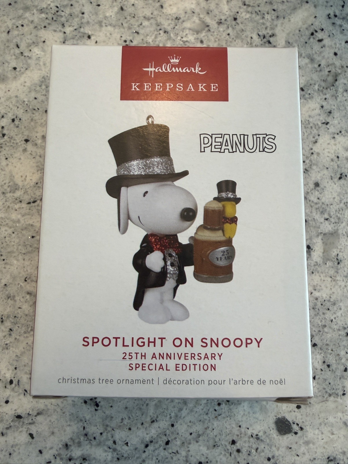 NEW 2022 Hallmark SPOTLIGHT ON SNOOPY Peanuts 25th Anniversary Special Ornament NEW 2022 Hallmark SPOTLIGHT ON SNOOPY Peanuts 25th Anniversary Special Ornament