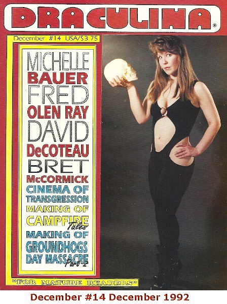 Draculina Magazine #14 1992: Fred Olen Ray, David DeCoteau, Michelle Bauer