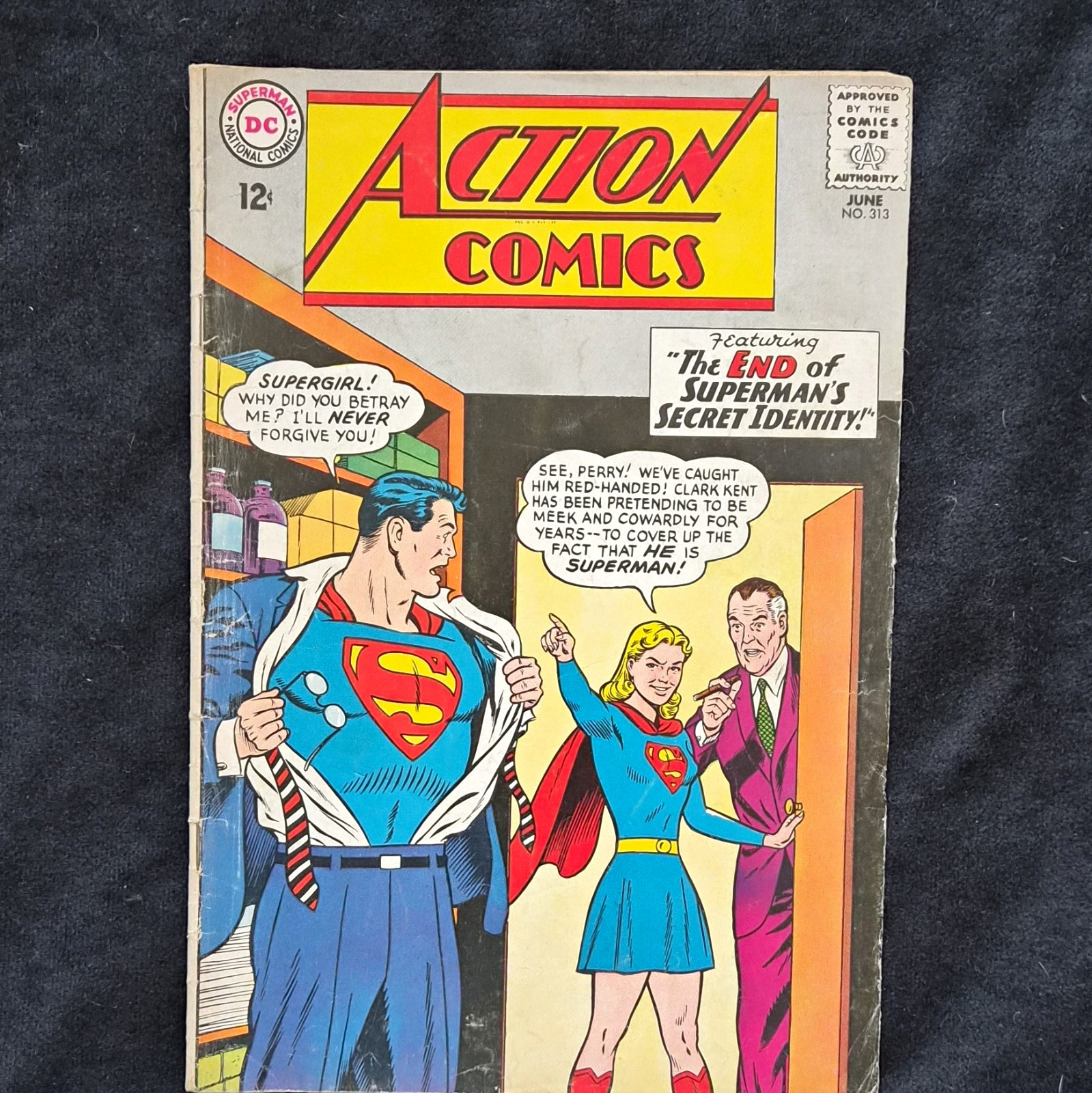DC Action Comics #313 1964 The End of Superman\'s Secret Identity Superman