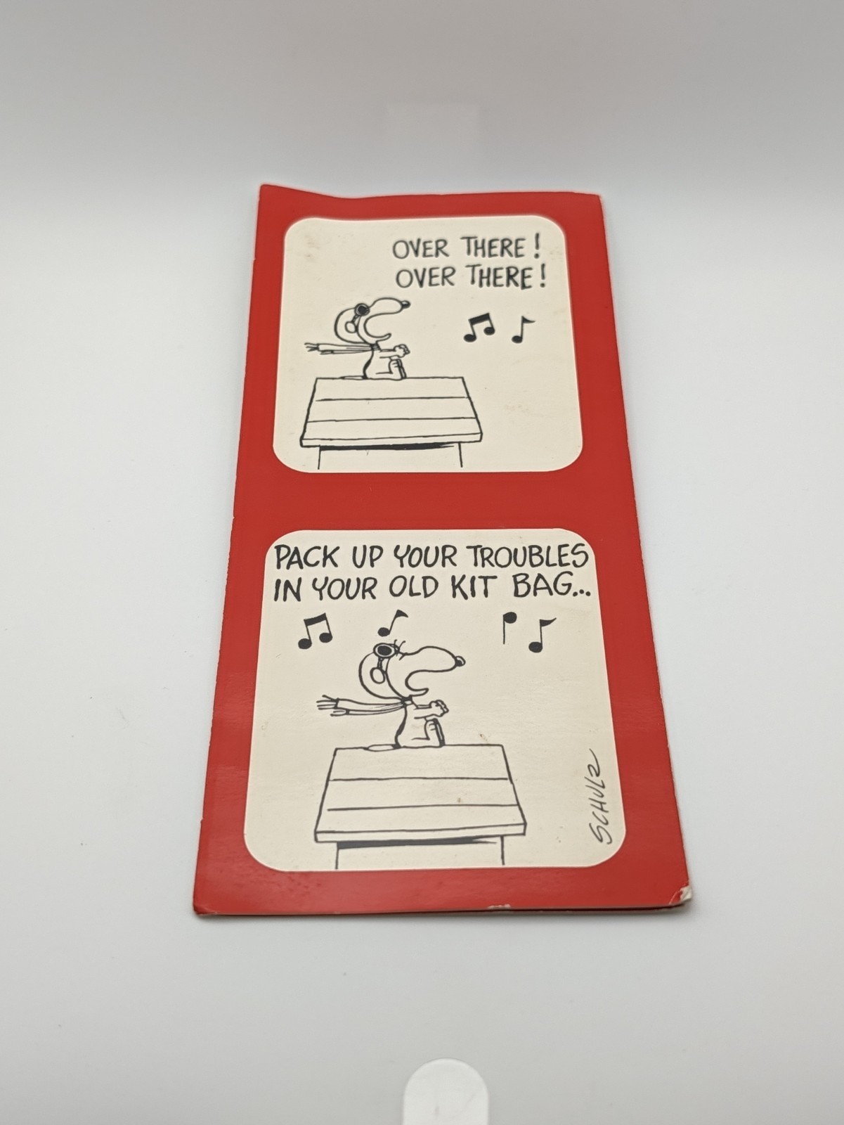 Vtg. 1960's Peanuts Greeting Card Ambassador Cards Contemporary Collection Used Vtg. 1960's Peanuts Greeting Card Ambassador Cards Contemporary Collection Used