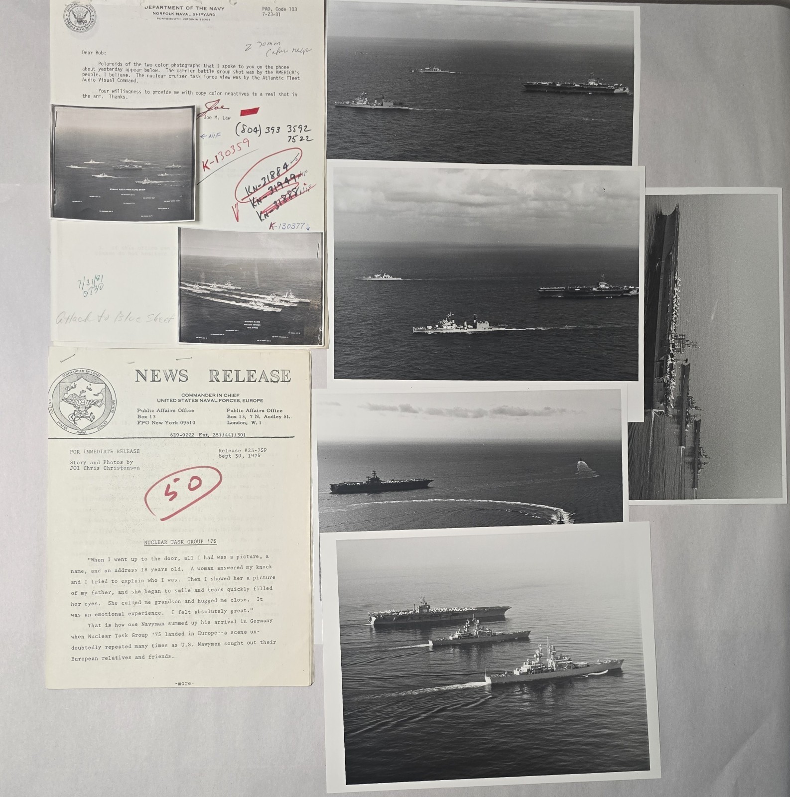 Official US Navy Nuclear Task Group \'75 Photo Lot USS America Nimitz CGN Norfolk Official US Navy Nuclear Task Group \'75 Photo Lot USS America Nimitz CGN Norfolk