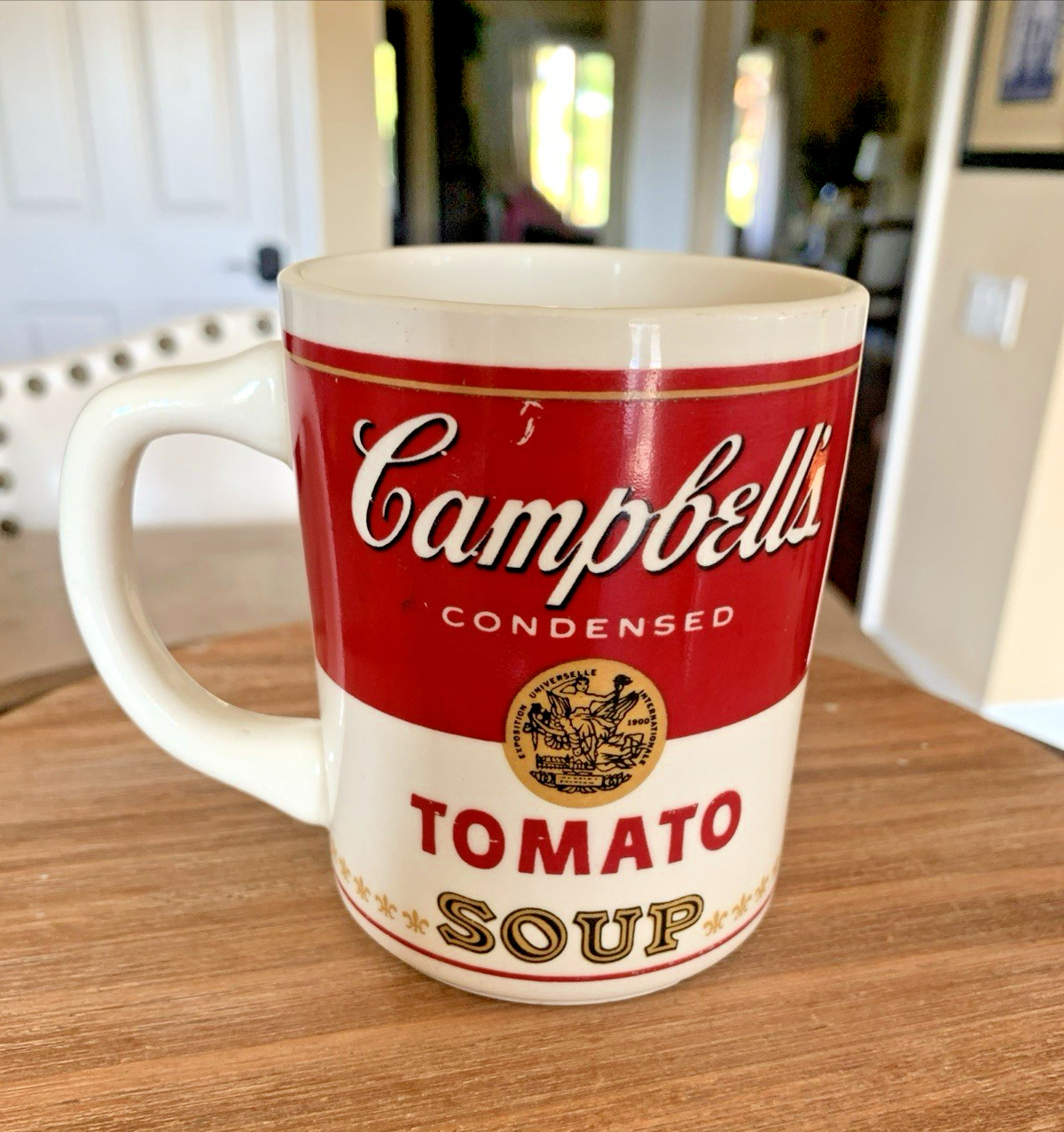 Vintage 1968 Campbell\'s Tomato Soup Coffee Mug Cup USA imprint
