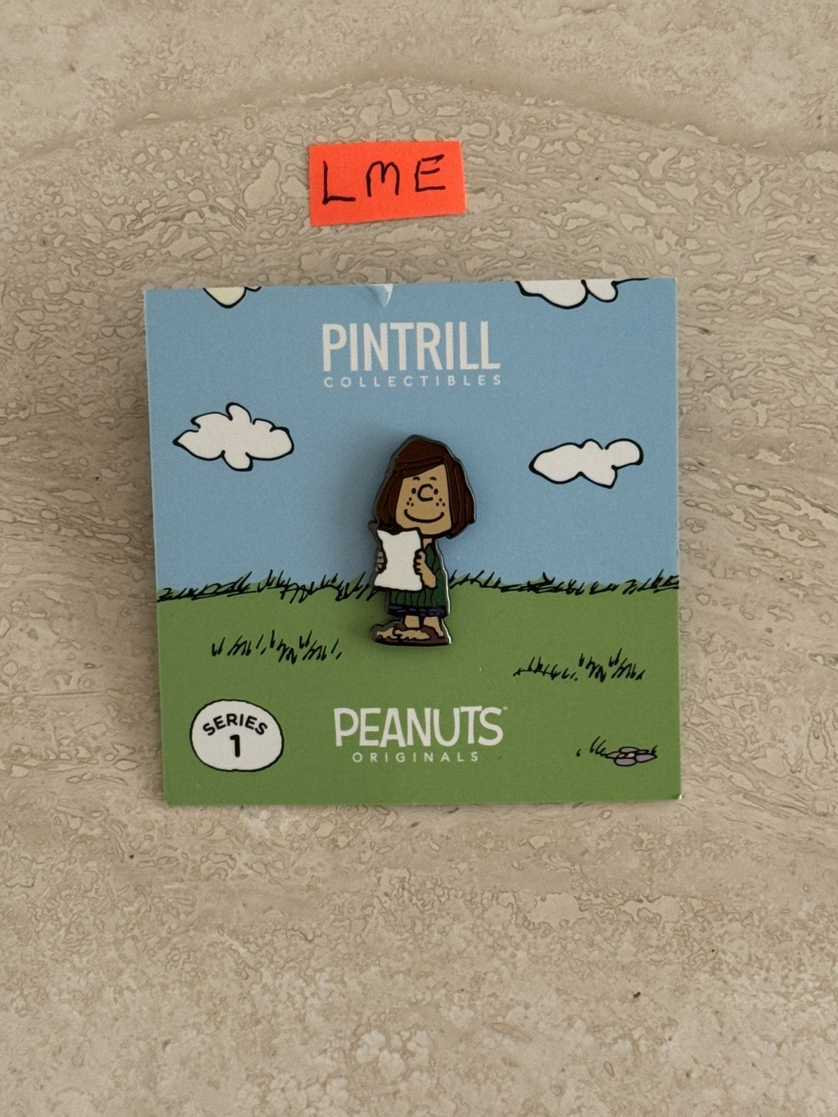 Pintrill X Peanuts Peppermint Patty Pin SOLD OUT New Pintrill X Peanuts Peppermint Patty Pin SOLD OUT New