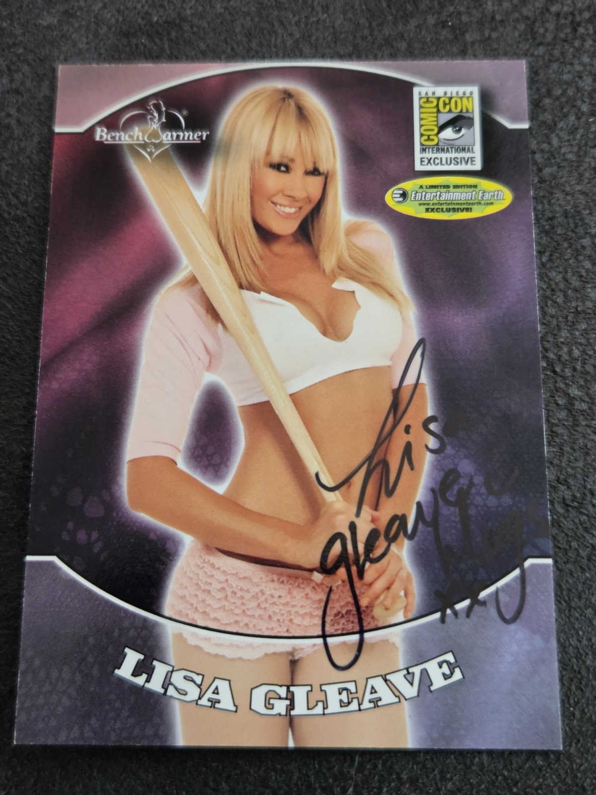 2008 Bench Warmer Lisa Gleave Auto Autograph #3