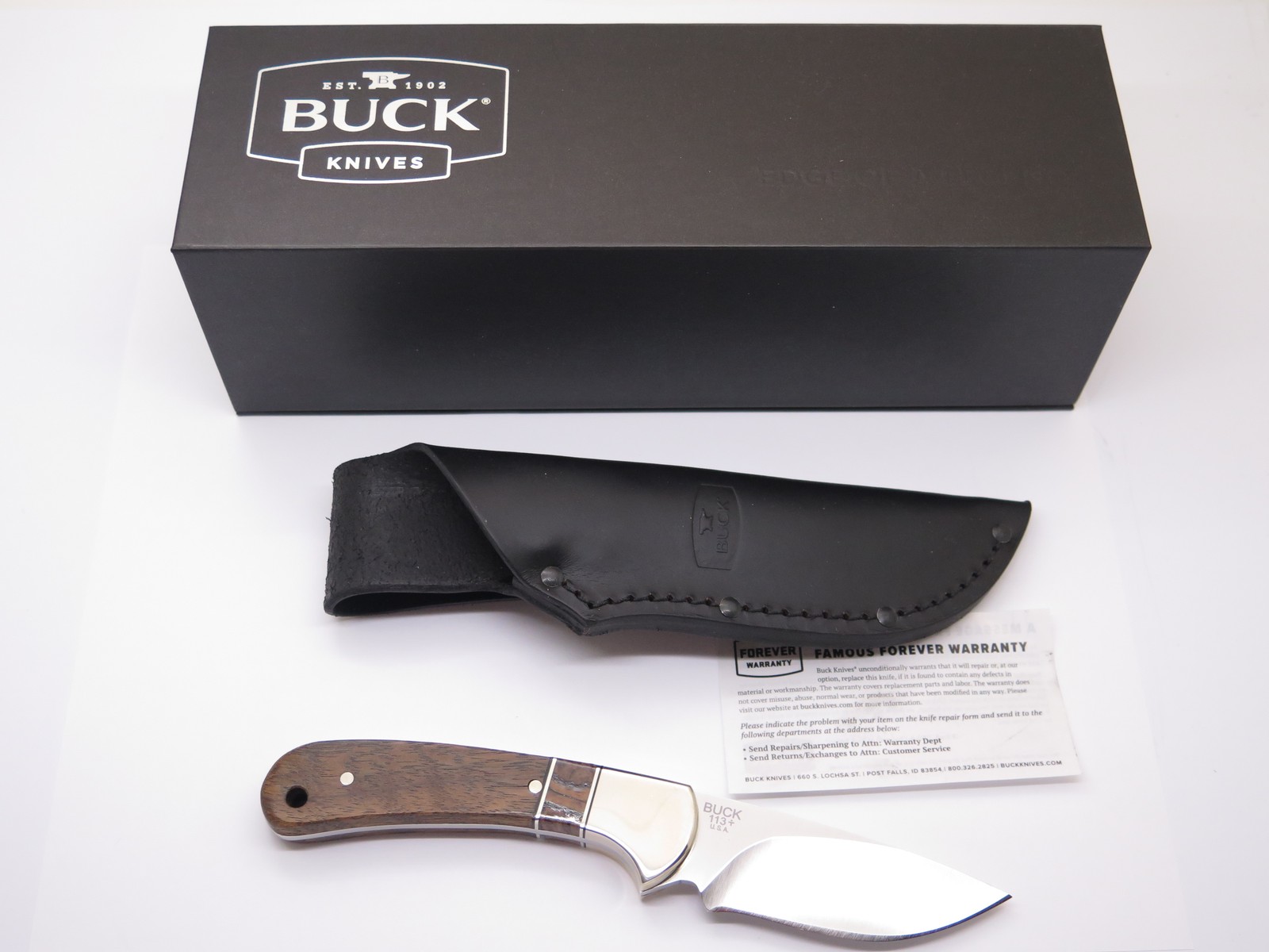 2025 Buck 113 Ranger Skinner CPM154 Eucalyptus Wood Fixed Blade Hunting Knife 2025 Buck 113 Ranger Skinner CPM154 Eucalyptus Wood Fixed Blade Hunting Knife