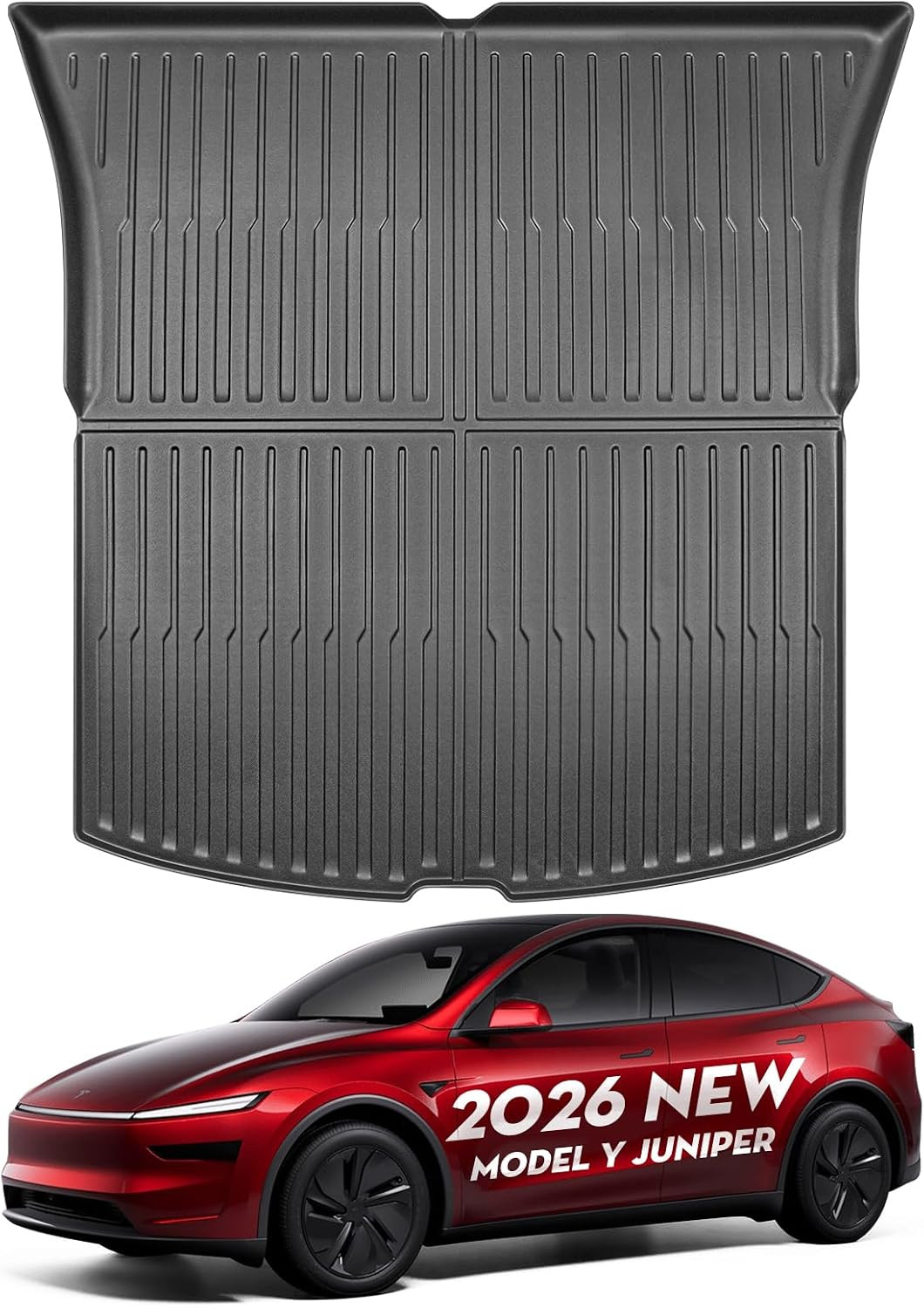 Trunk Mat for Tesla Model Y Juniper 2026,All Weather Heavy Duty Floor Mats Water Trunk Mat for Tesla Model Y Juniper 2026,All Weather Heavy Duty Floor Mats Water