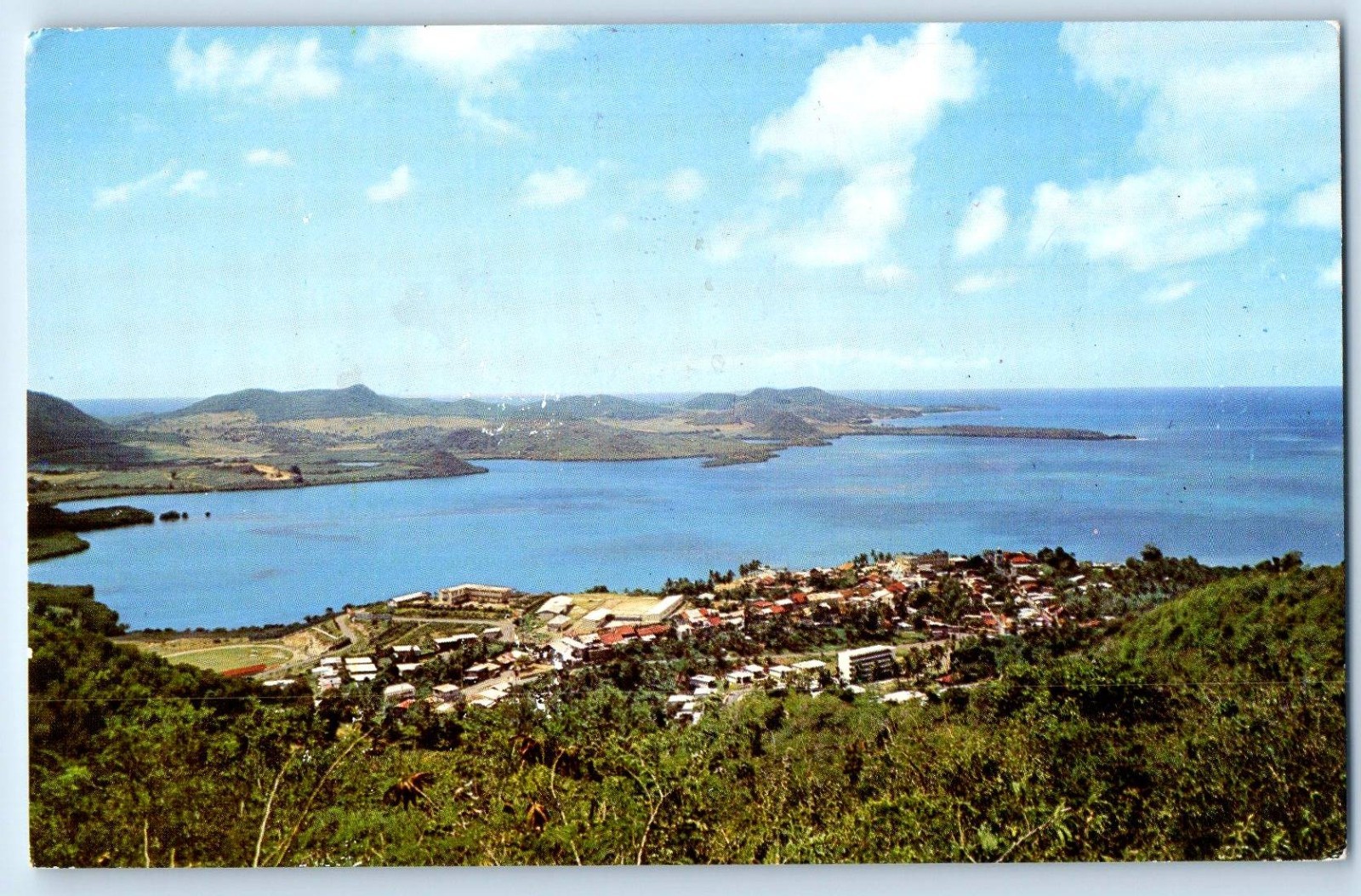 Martinique Postcard The South of the Island Marin Bay 1969 Vintage Posted