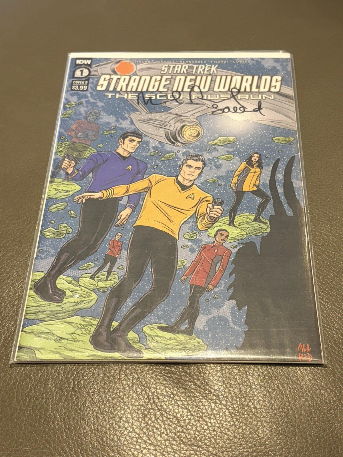 Star Trek Strange New Worlds SCORPIUS RUN #1 Cvr B SIGNED Mike & Laura Allred