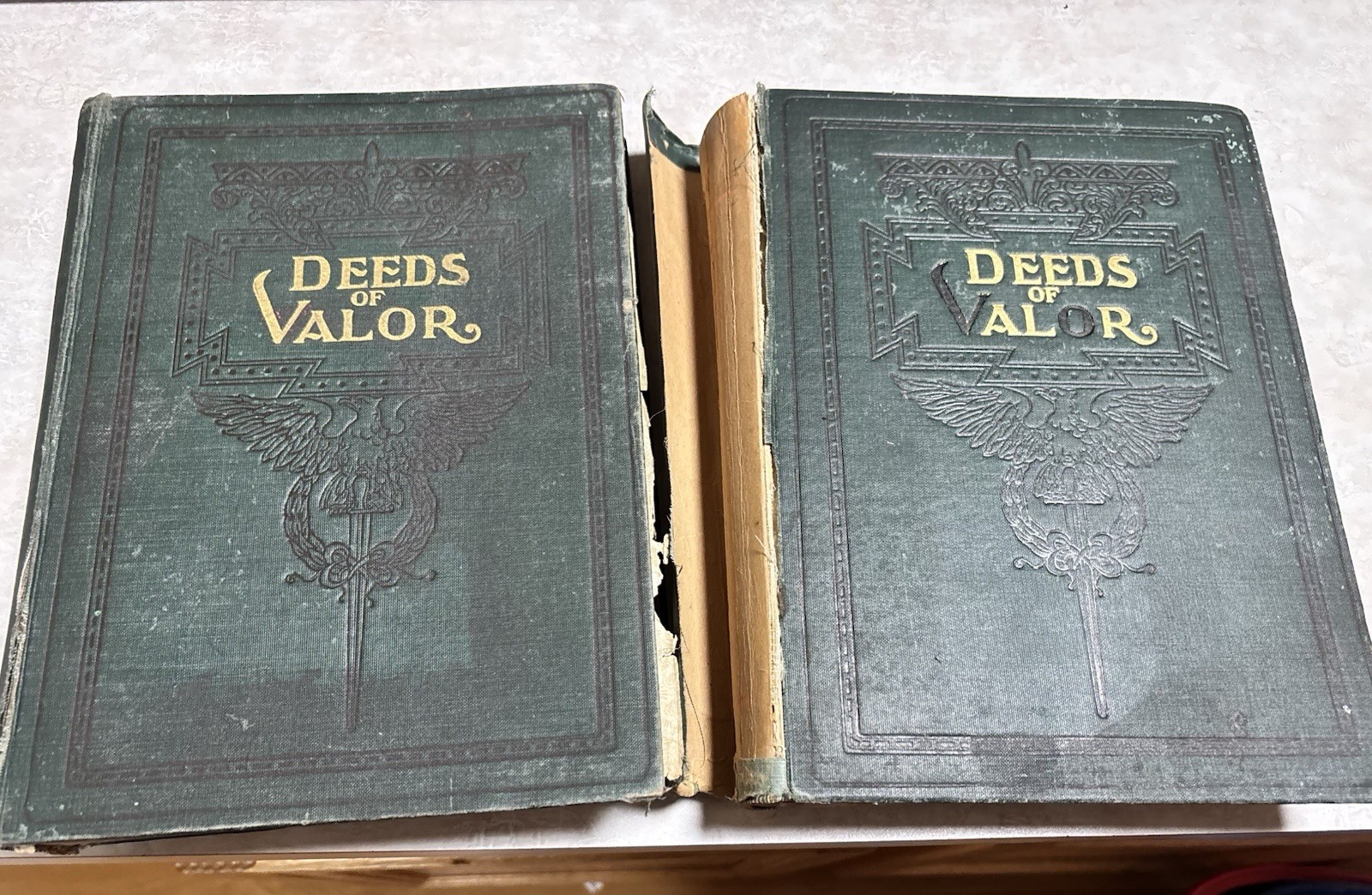 Deeds of Valor  Vol 1 Vol 2 1906 medal of honor war US history Acceptable