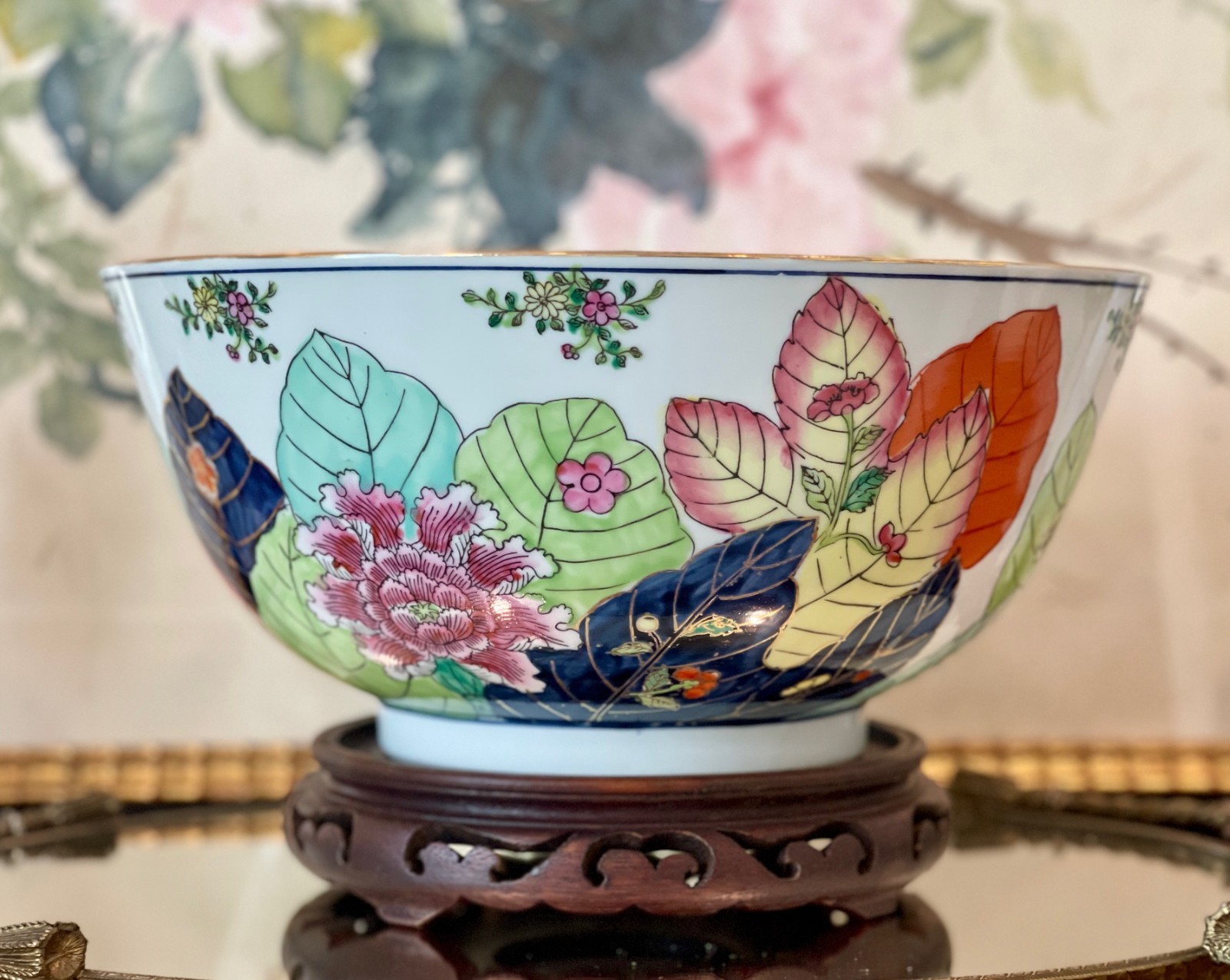 Vintage Horchow Tobacco Leaf 12\