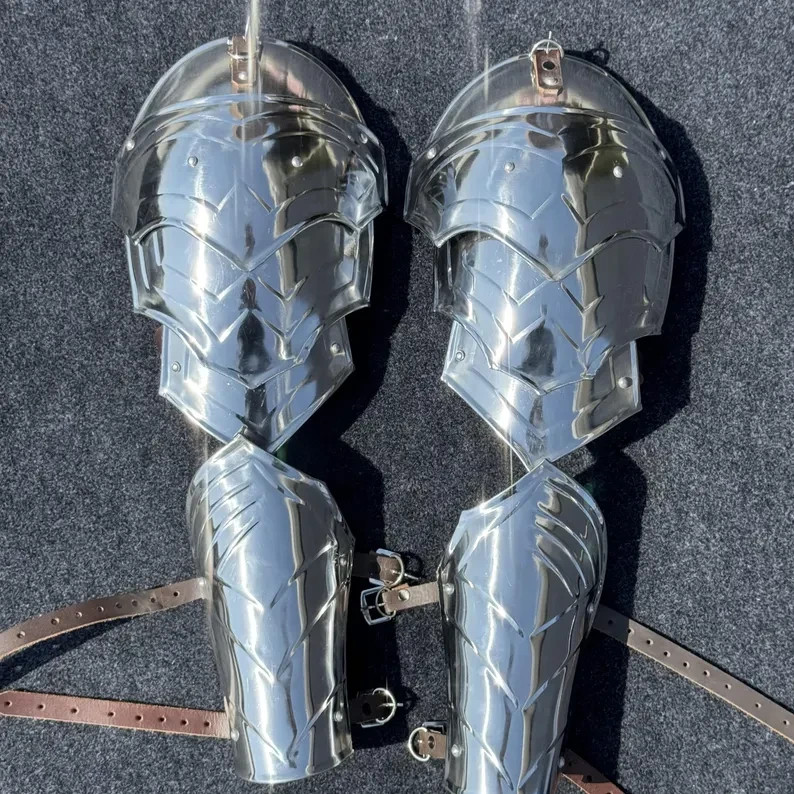 Medieval Knight Steel Pauldrons Armour Shoulder Larp Wearable Battle Warrior Sho