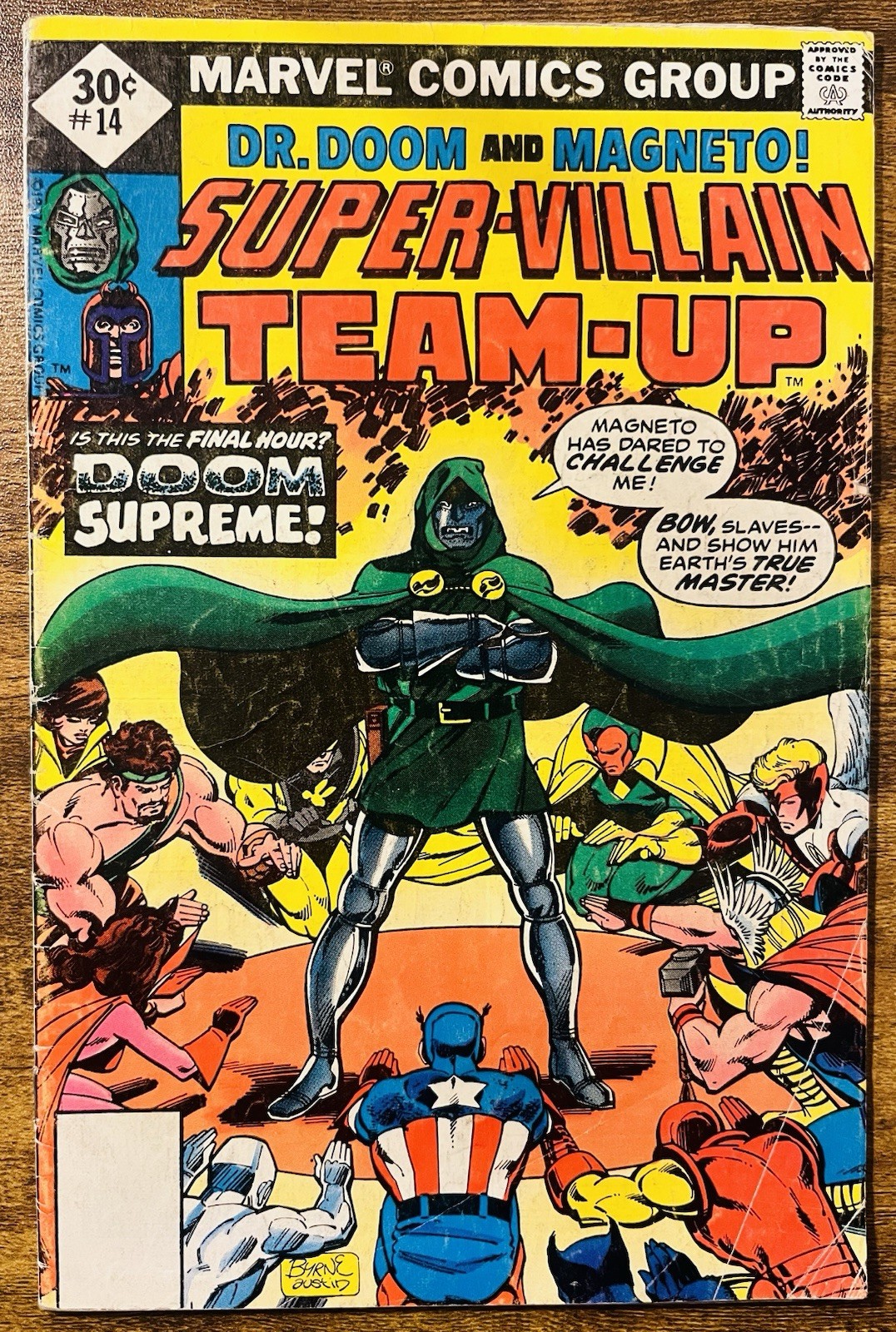 SUPER-VILLAIN TEAM UP 14 RARE WHITMAN VARIANT DOCTOR DOOM & MAGNETO 1977 B