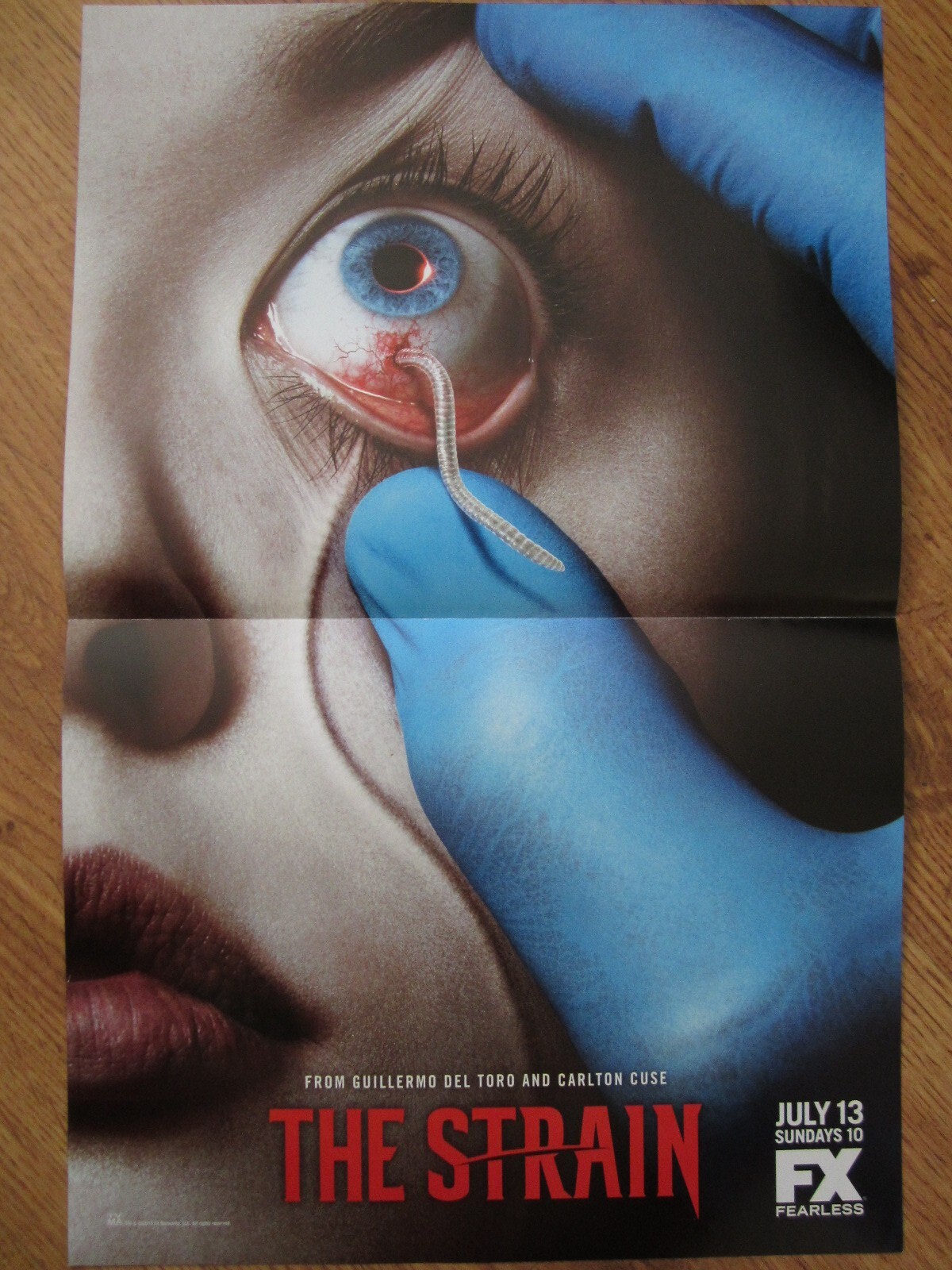 The Strain 2014 Comic-Con SDCC Dark Horse Comics mini 2 sided foldout poster NEW