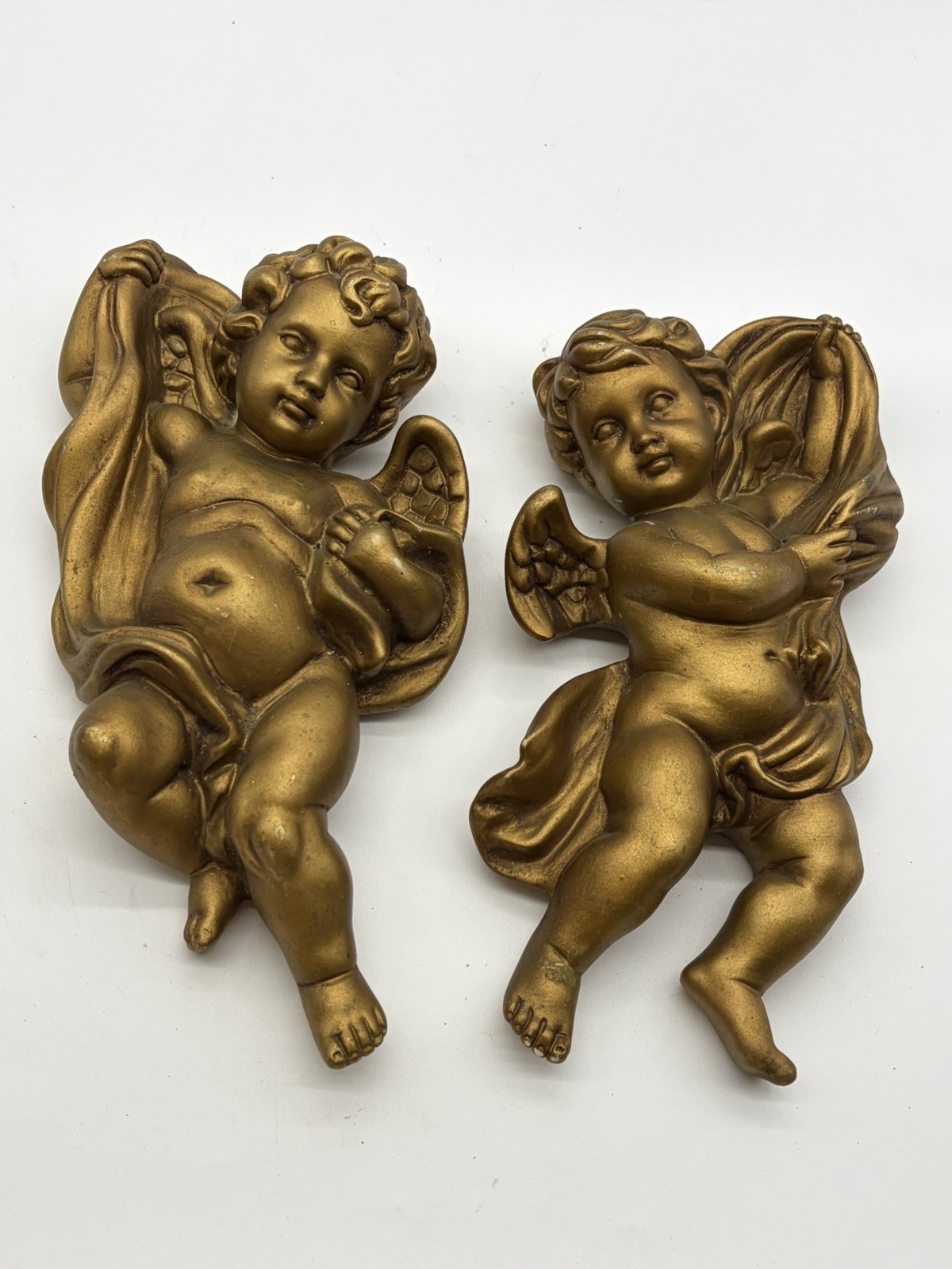 Set (2) Vtg Homco Angel Cherubs 10 Set (2) Vtg Homco Angel Cherubs 10