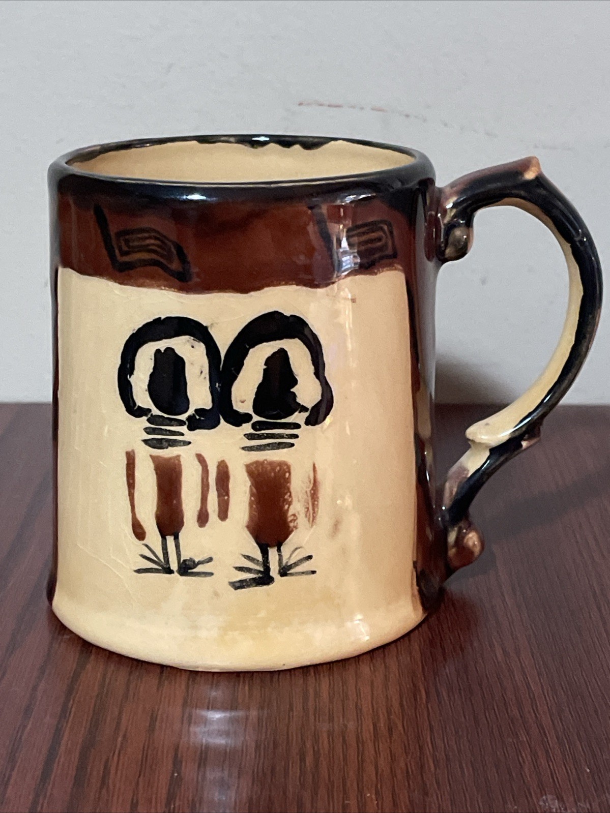 2000 Kazuri Kenya New Cast Masai Ceramic Owl/Bird Mug 2000 Kazuri Kenya New Cast Masai Ceramic Owl/Bird Mug