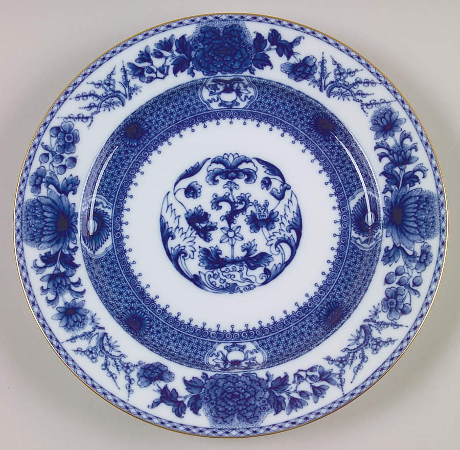 Mottahedeh Imperial Blue Salad Dessert Plate 878125