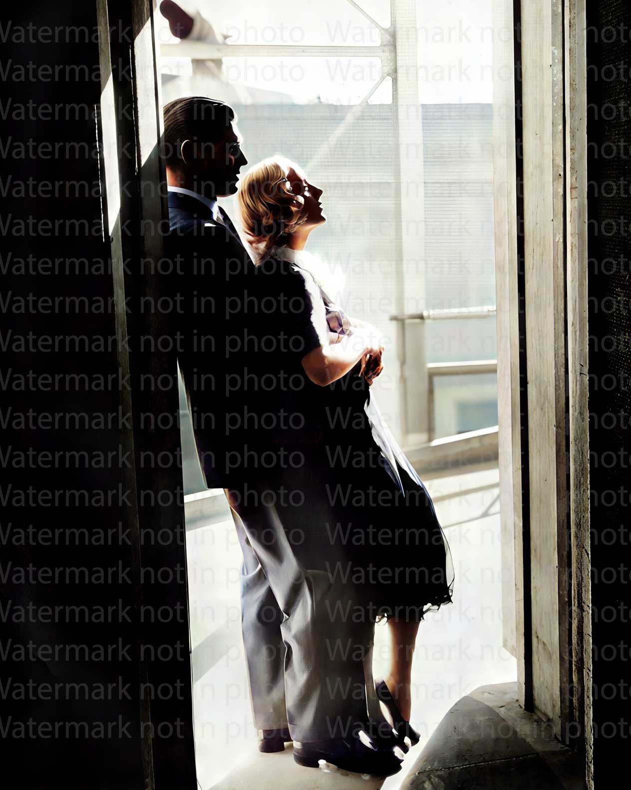Clark Gable 8x10 RARE COLOR Photo 651 REMASTERED