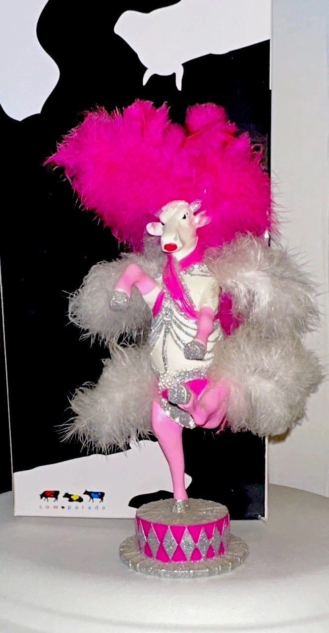 CowParade “Bovina - The Las Vegas Show Cow” 2002 with original box