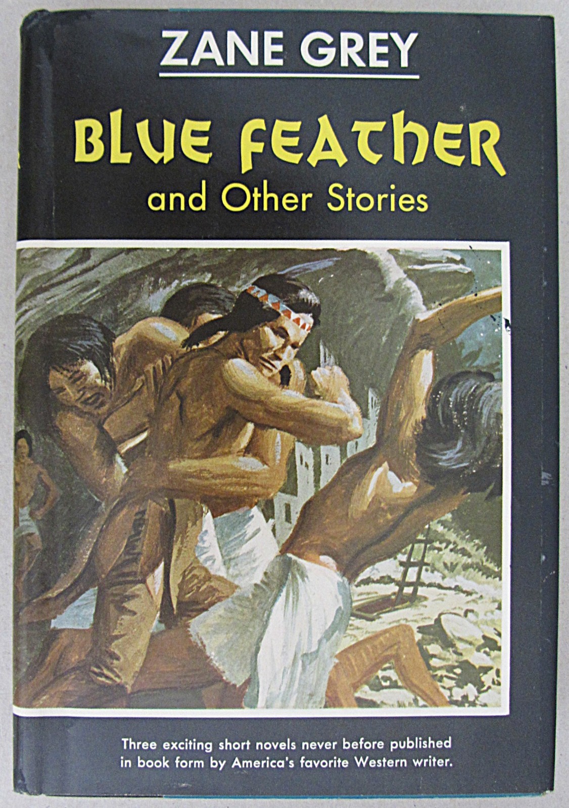 BLUE FEATHER & OTHER STORIES~ZANE GREY~HARPER BROS~1st ED I-L PRESENT~1961~HC/DJ BLUE FEATHER & OTHER STORIES~ZANE GREY~HARPER BROS~1st ED I-L PRESENT~1961~HC/DJ