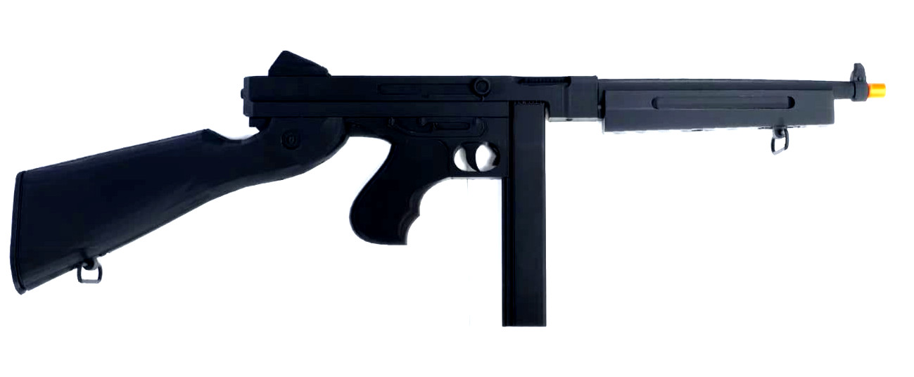 Replica Thompson Tommy Submachine M1A1 Gun Full Size 1:1 Prop Fantasy Cosplay
