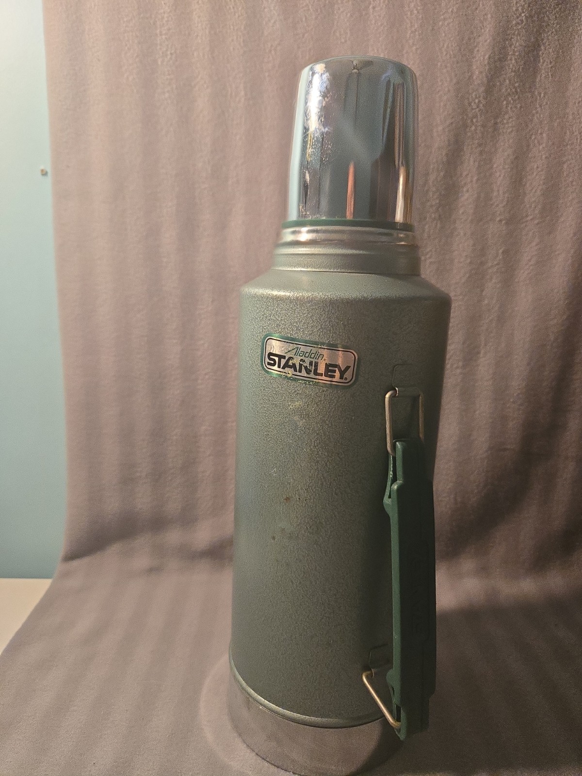 Vintage Stanley Aladdin Thermos A945DH-1/2 Gallon-13B Stopper-W/Handle -Rare