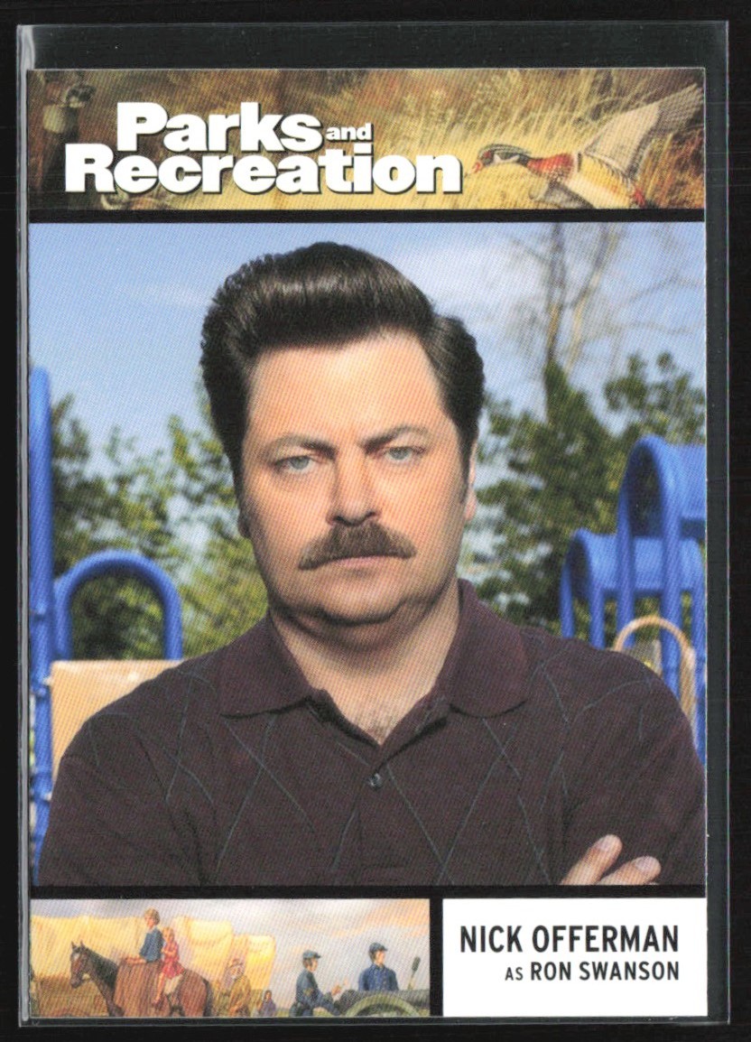 Nick Offerman Ron Swanson 2013 Parks and Recreation J #72