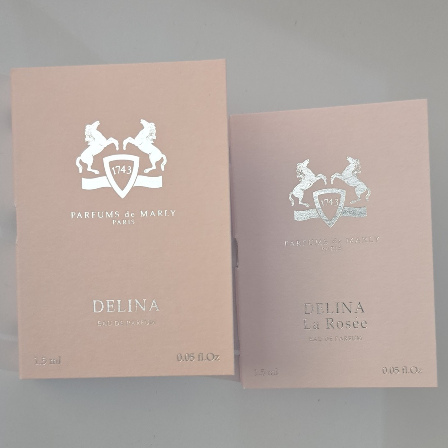 Parfums de Marly Delina & Delina La Rosee Eau de Parfum Sample Set 1.5mL