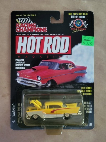 Racing Champions 1998 Hot Rod 1957 Chevy Bel Air Issue # 98 Racing Champions 1998 Hot Rod 1957 Chevy Bel Air Issue # 98