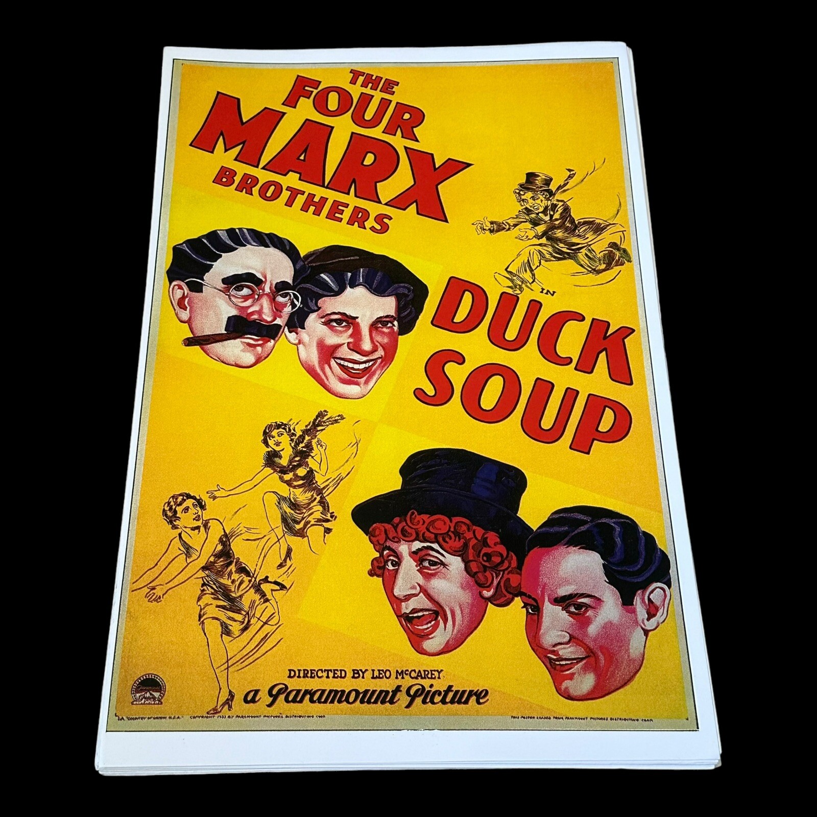 The Four Marx Brothers, Duck Soup Poster 11 x 17