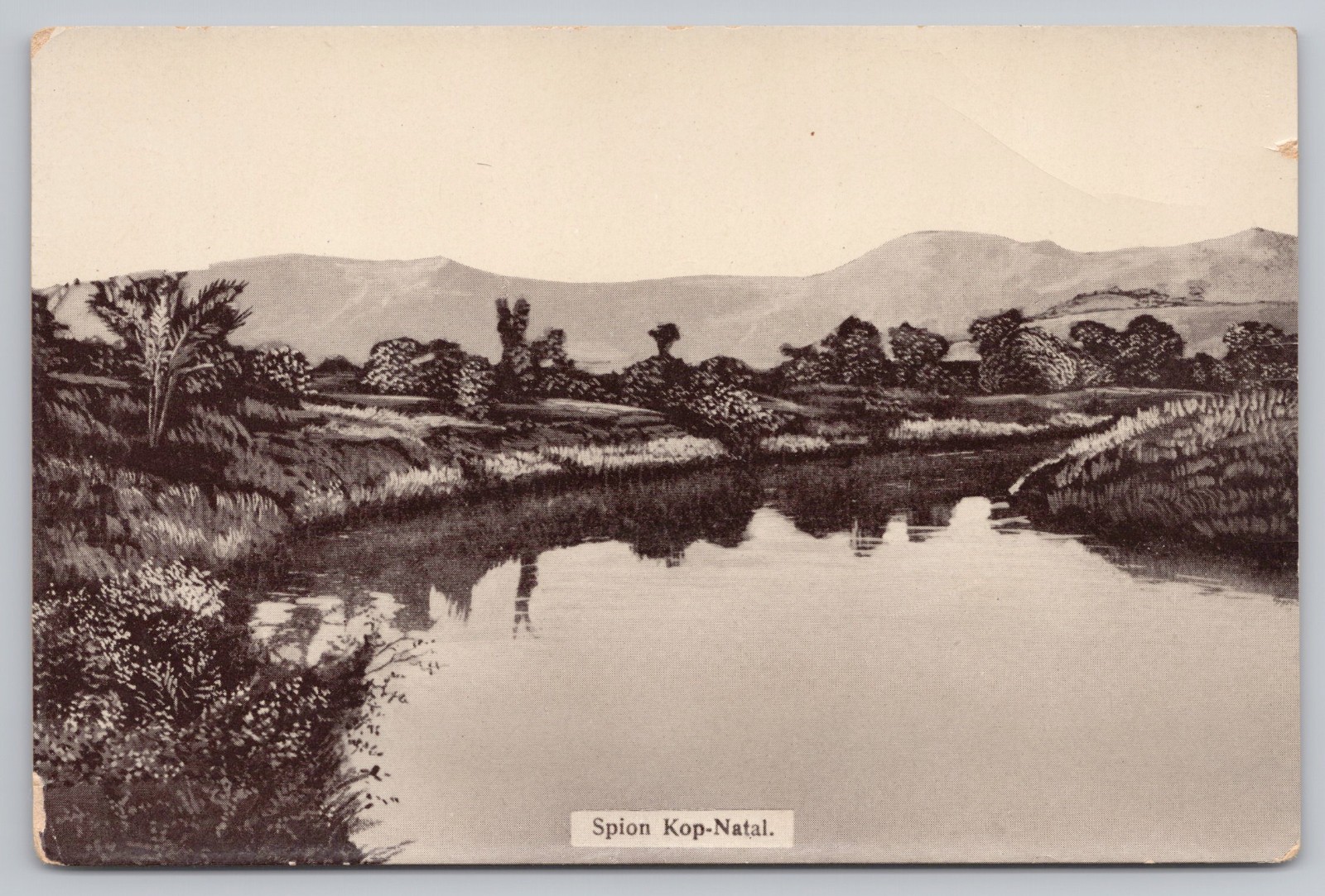 Vintage Natal, South Africa Postcard Spion Kop now KwaZulu-Natal c.1910 Pretoria