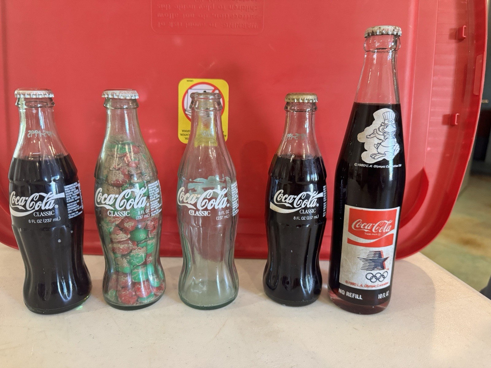 Collector Vintage Cole Bottles Lot Of 5