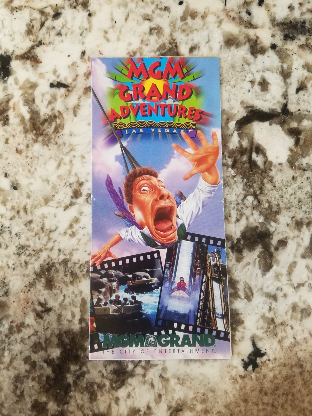 Vintage MGM Grand Adventures Las Vegas Brochure