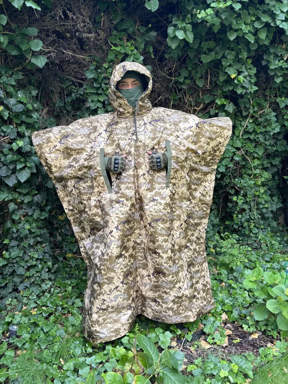 Anti-thermal imaging (anti-drone) raincoat, tactical ponchoю🇺🇦 Anti-thermal imaging (anti-drone) raincoat, tactical ponchoю🇺🇦