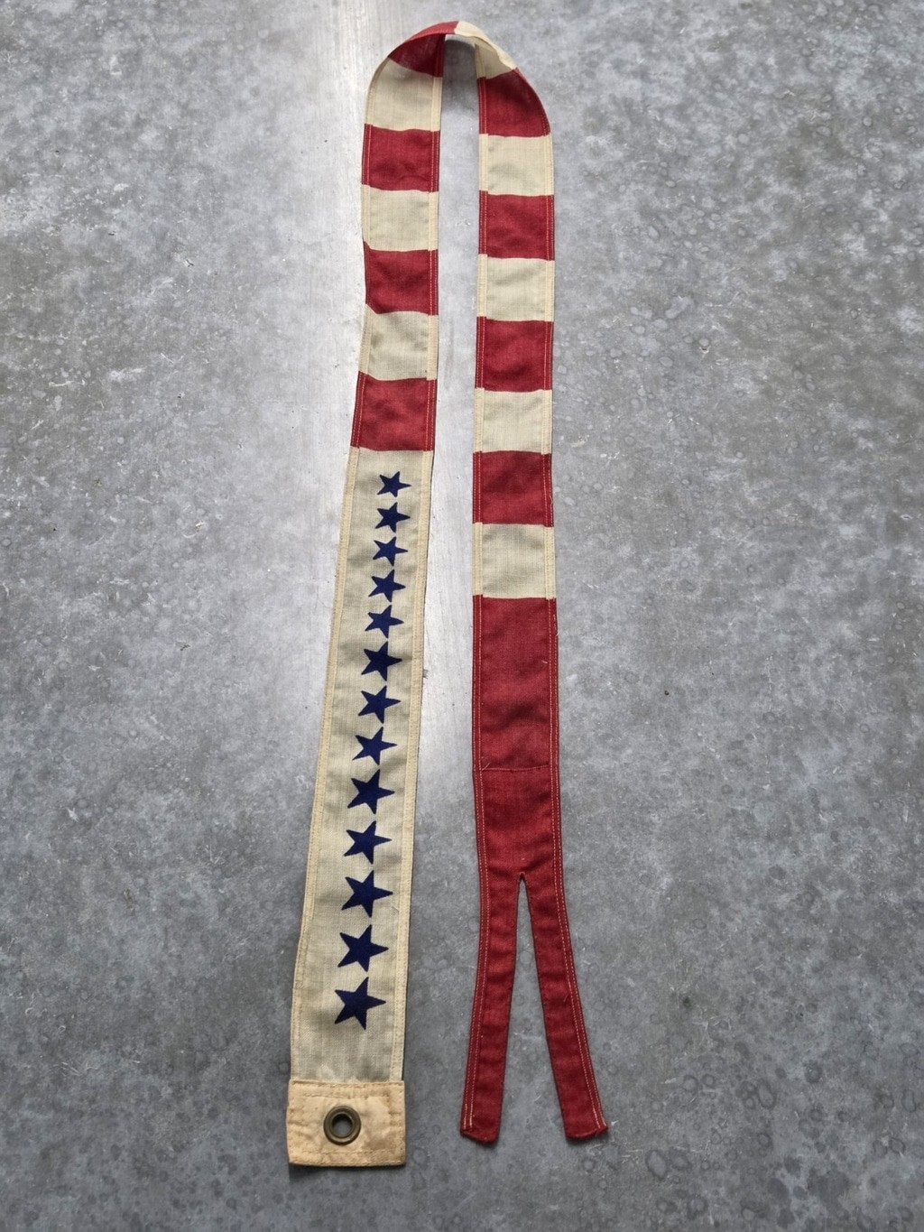 Vintage US Coast Guard Commissioning Pennant Flag 72\