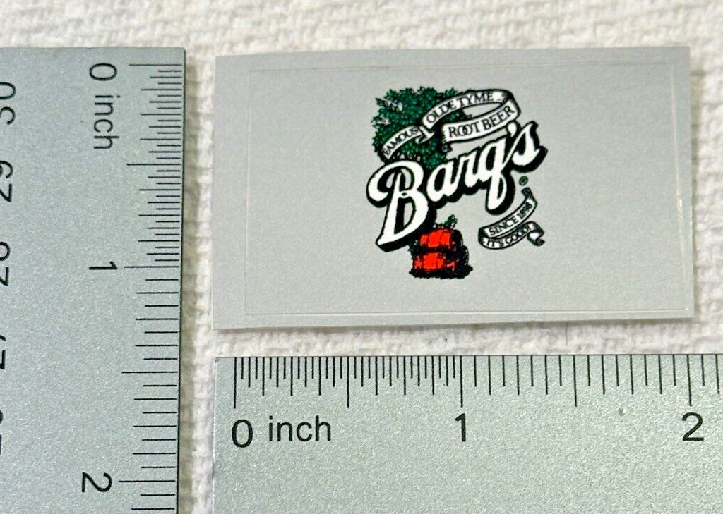 Barq\'s Root Beer, Soda Valve Sticker, Coke USA Heavy Duty Sticker Part# 24173-C