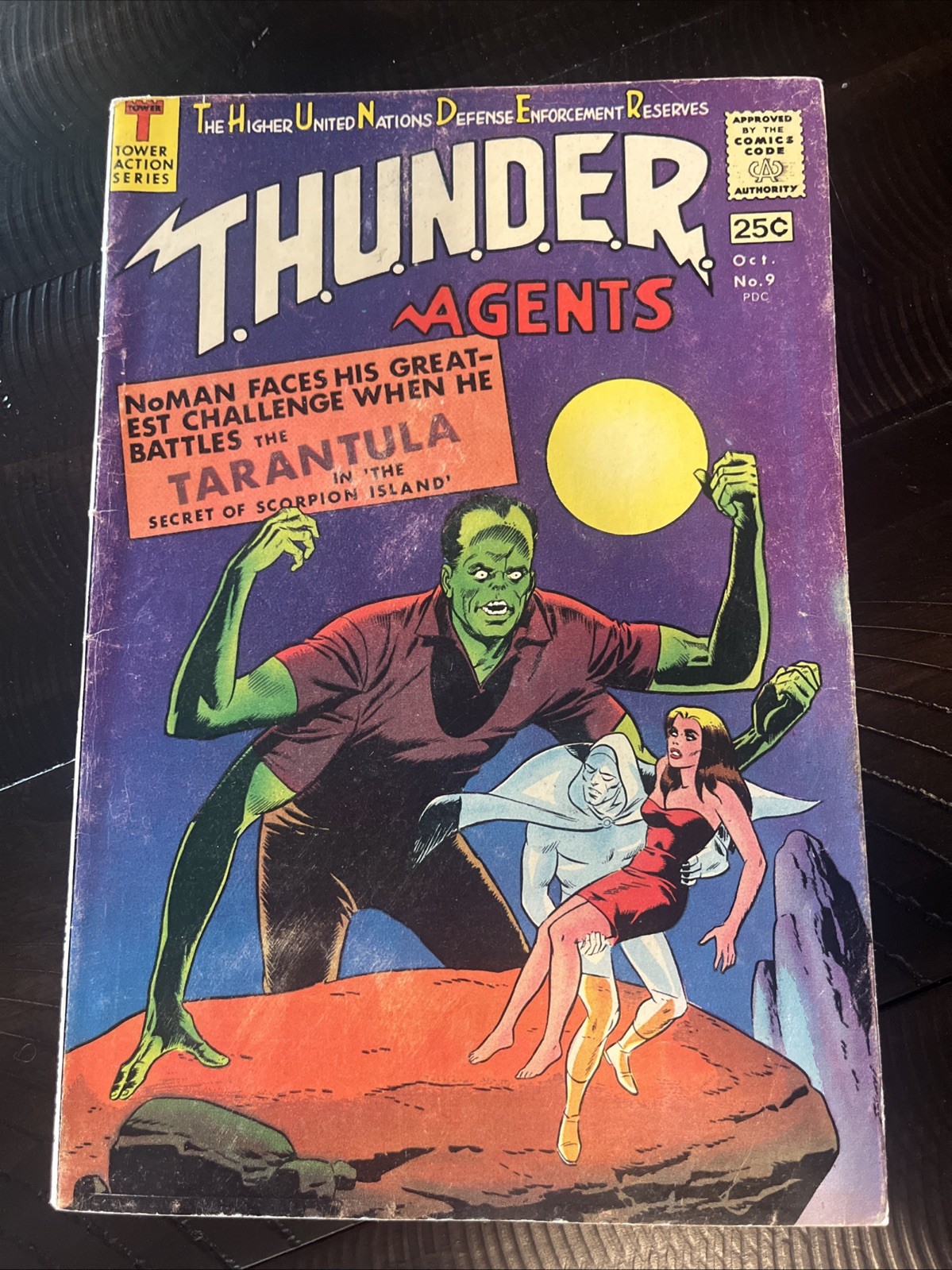 Thunder Agents 9 (1966) The Tarantula Wally Wood Tower Action Series S