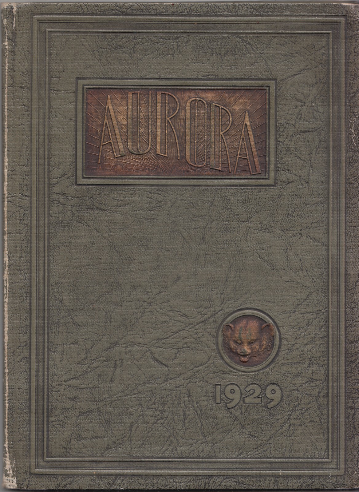 1929 Fairhaven High School Wolverine Cover Yearbook Bellingham WA  w Autographs