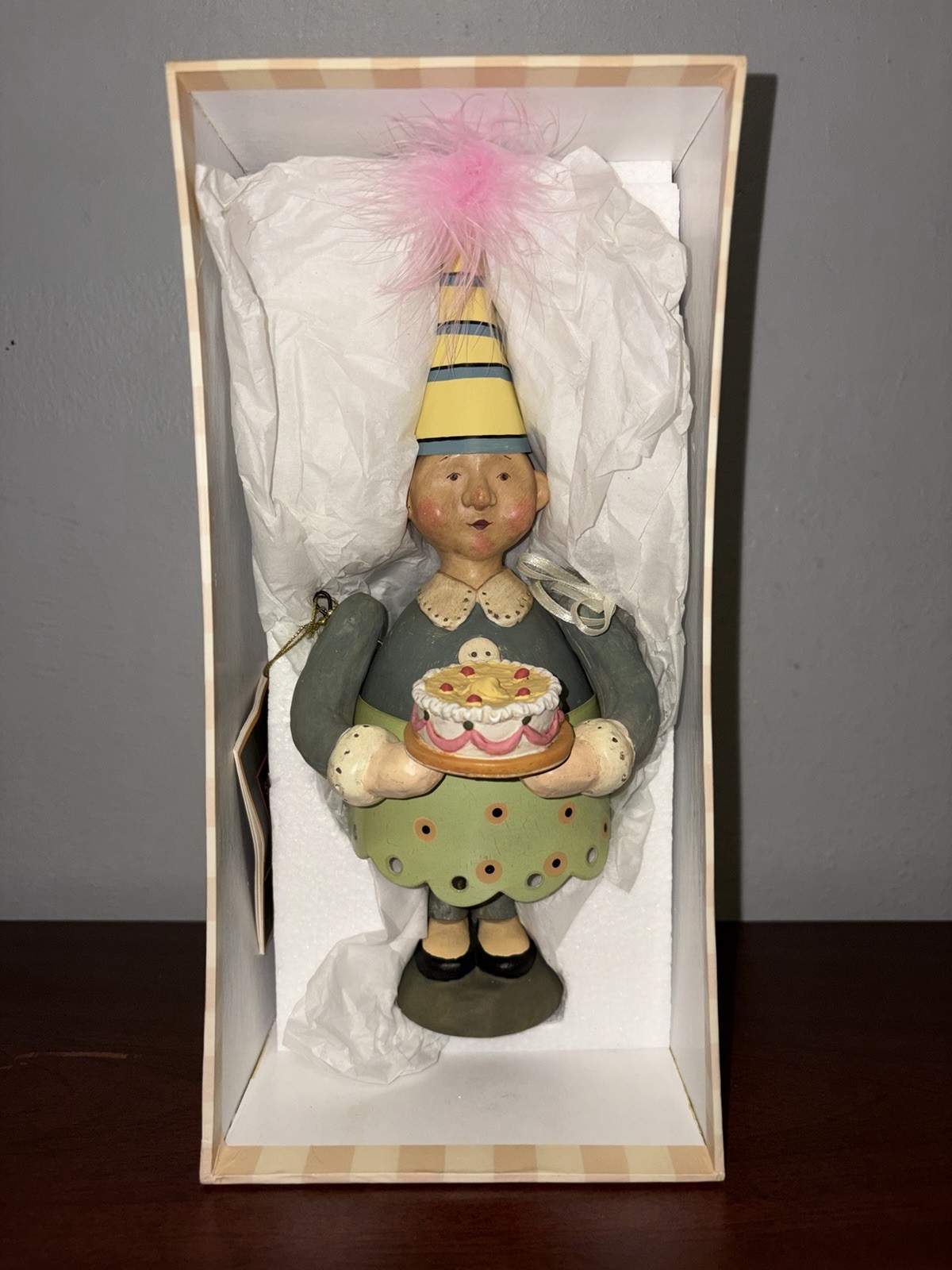 Silvestri Larkspur Lane Calvin Cake Man Lib Cummings-Mead Figurine Box